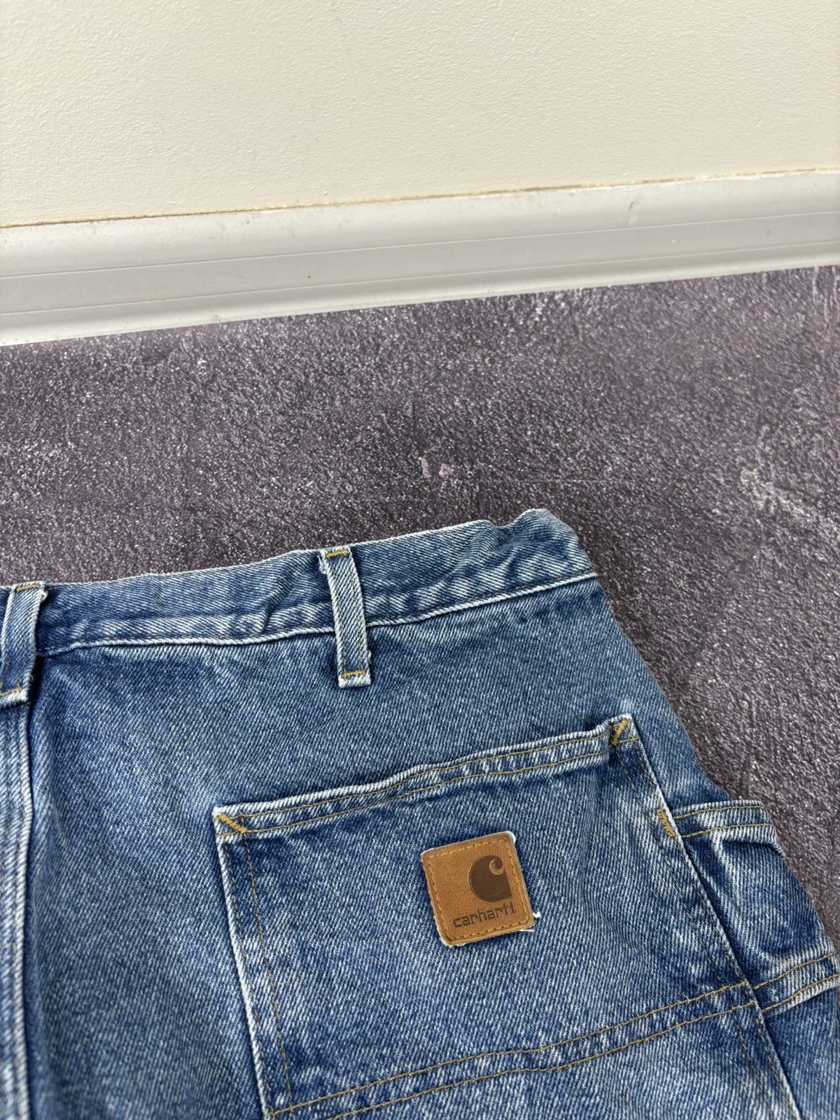 Carhartt Vintage Carhartt USA Workwear Insulated Denim Baggy Jeans Size US 36 / EU 52 - 10 Thumbnail