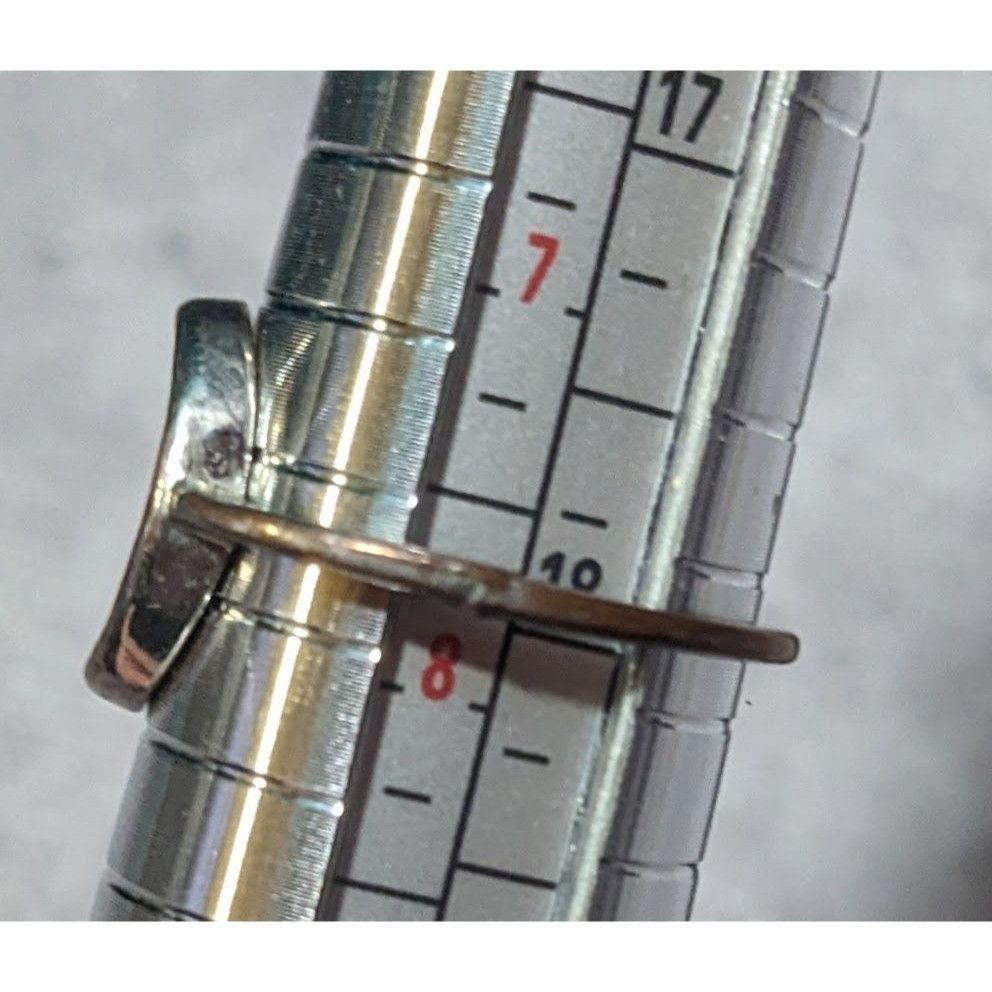 Other Dainty Open Circle Halo Silver Tone Fashion Ring Size 8 Size ONE SIZE - 10 Thumbnail