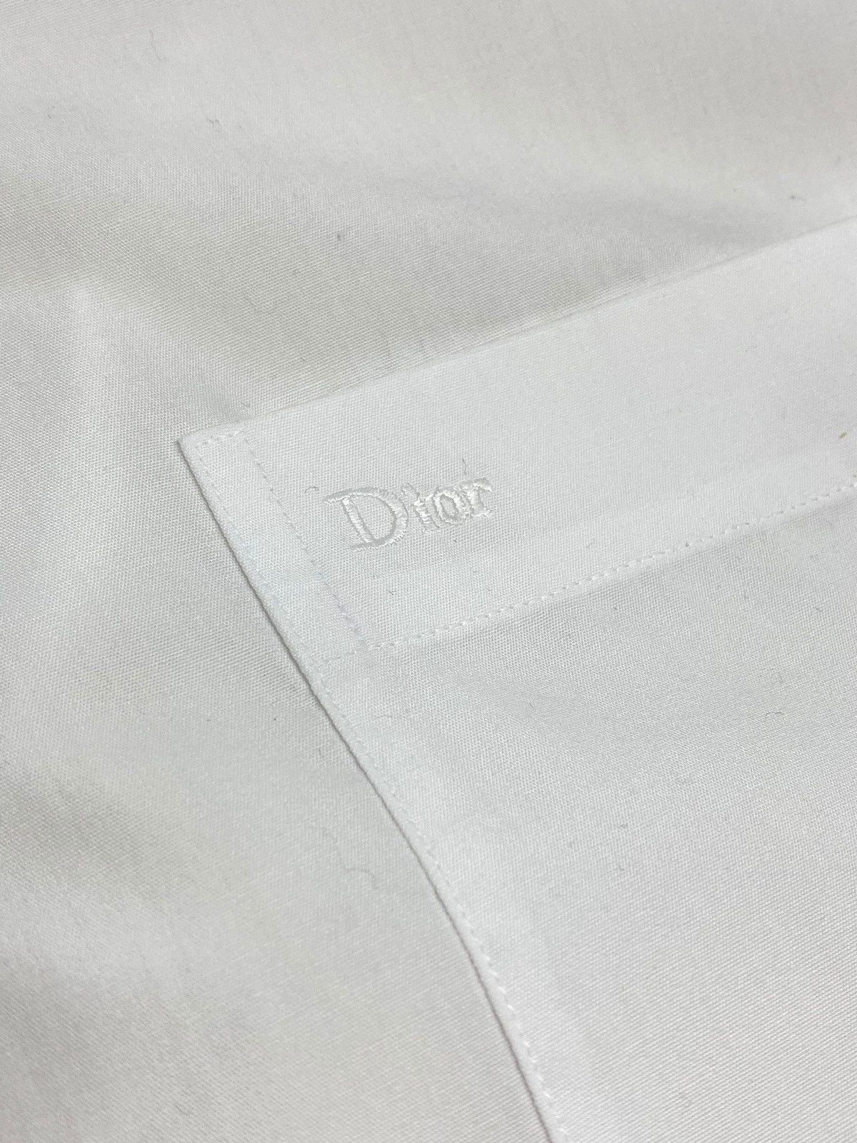 Christian Dior Monsieur 🔥 90s DIOR COTTON SHIRT MINIMAL EMBROIDERED LOGO ESSENTIAL Size US L / EU 52-54 / 3 - 15 Thumbnail