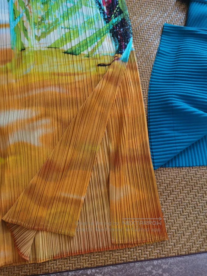Issey Miyake Issey Miyake Pleated Long Dress Size L / US 10 / IT 46 - 5 Thumbnail