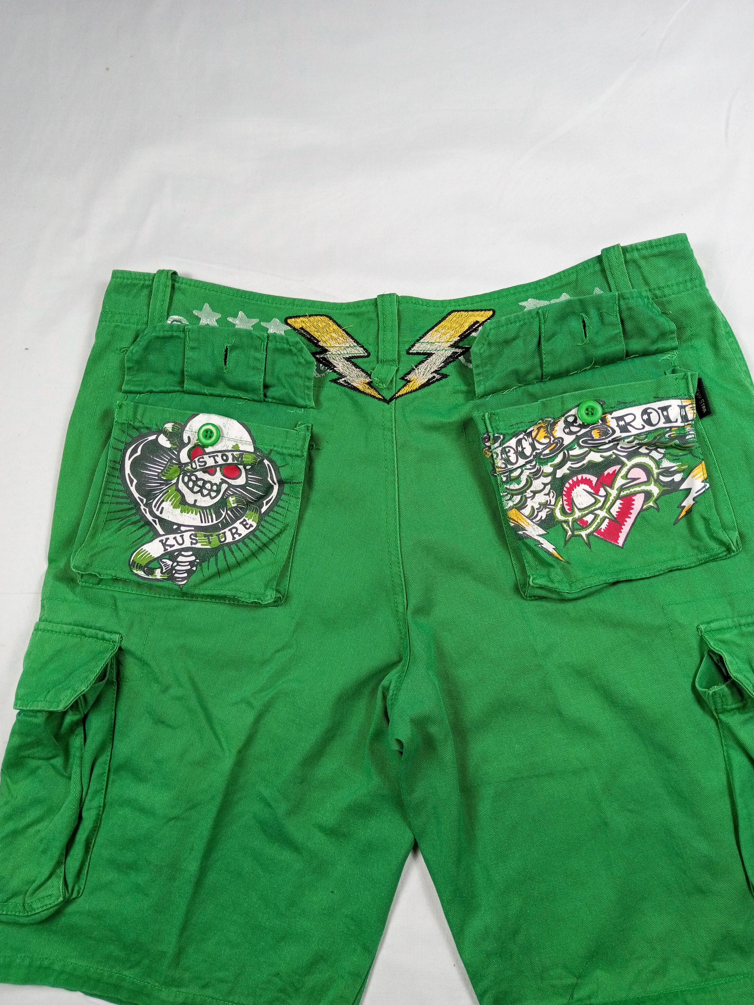 Japanese Brand Vintage Faded Japanese Ed Hardy Style LGB If6Was9 Shorts Size US 36 / EU 52 - 13 Thumbnail