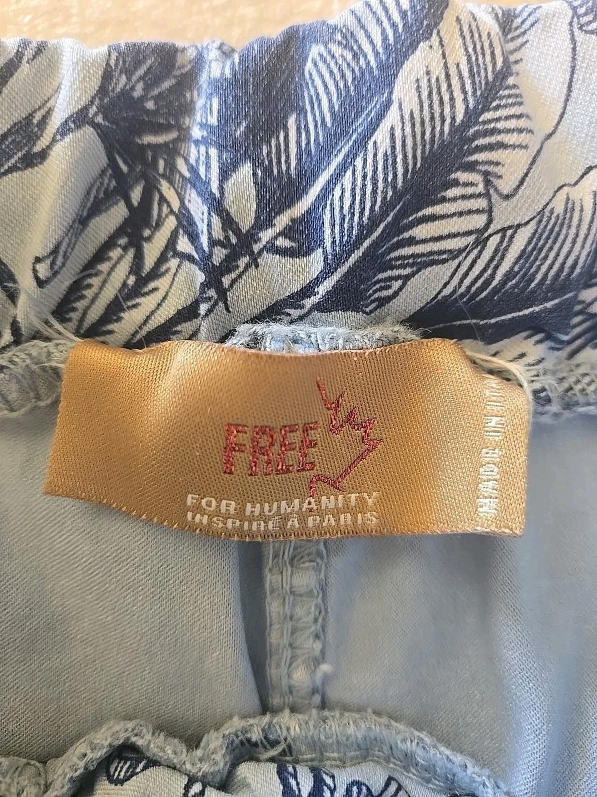 Citizens Of Humanity Free For Humanity Stretch Pull On Pants Elastic Waist Italy Size 36" / US 14 / IT 50 - 6 Thumbnail