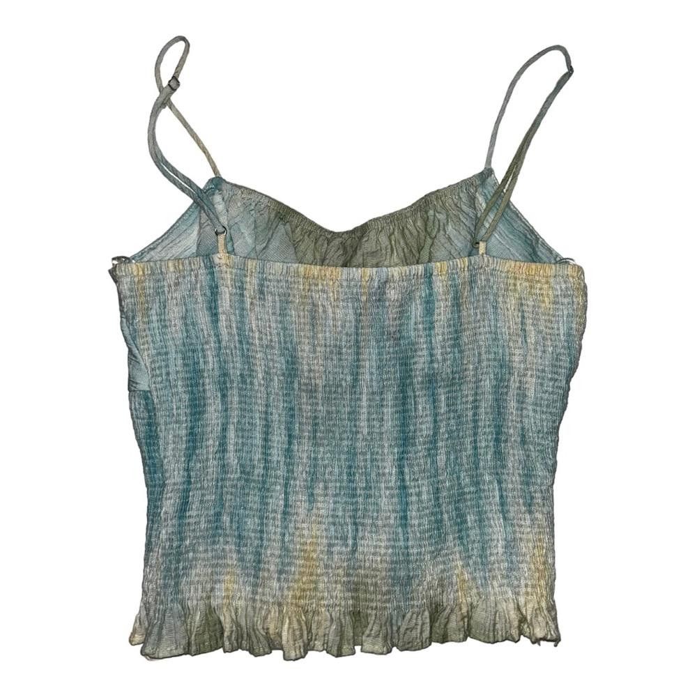 Zara Zara l Tie Dyed Smocked Spaghetti Strap Top Size Medium Size M / US 6-8 / IT 42-44 - 3 Thumbnail