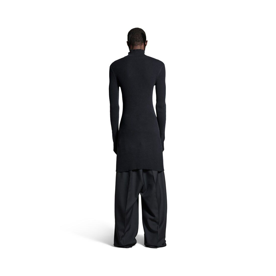 Balenciaga o1w1db10426 555 / Planet Earth Long Turtleneck Sweater Size US XS / EU 42 / 0 - 4 Thumbnail