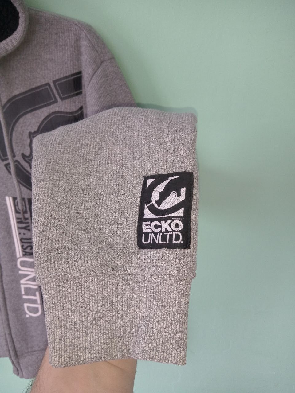 Ecko Unltd. Ecko Unltd Men's Full Zip Thermal Sherpa Hoodie Size US L / EU 52-54 / 3 - 9 Thumbnail