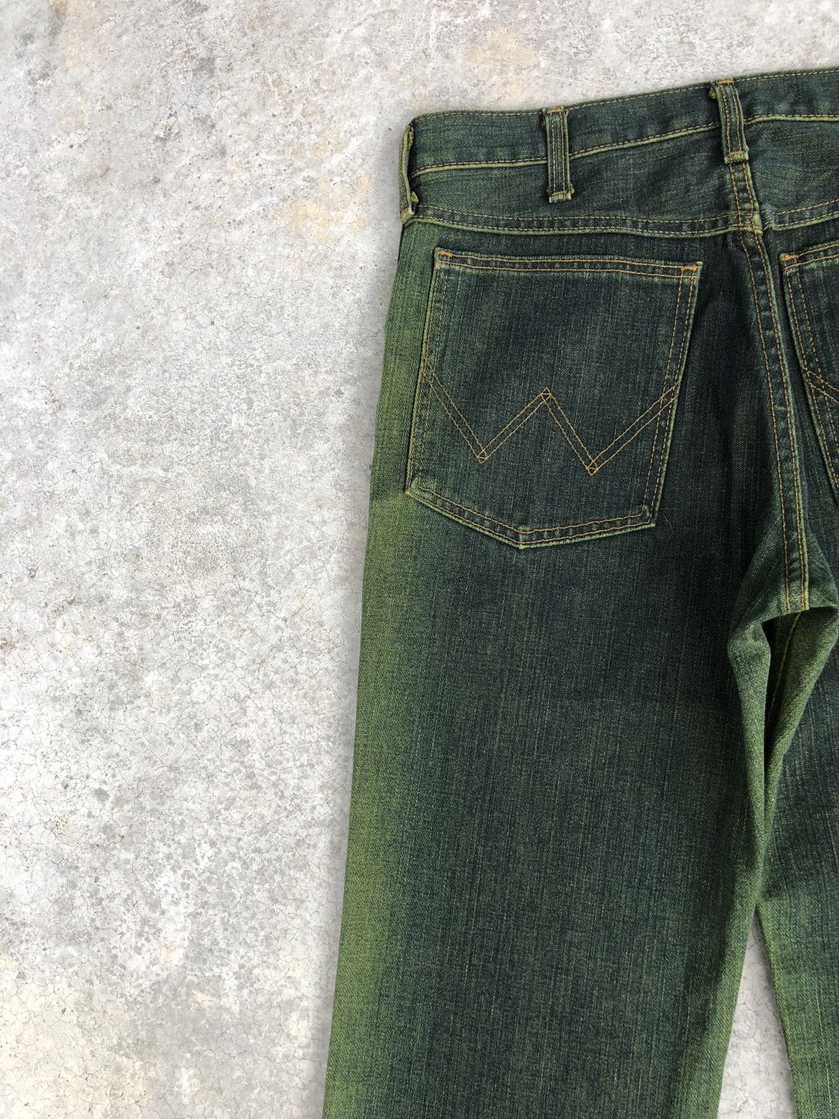 If Six Was Nine Y2k Wrangler Flared Jeans Distressed Size US 29 - 9 Thumbnail