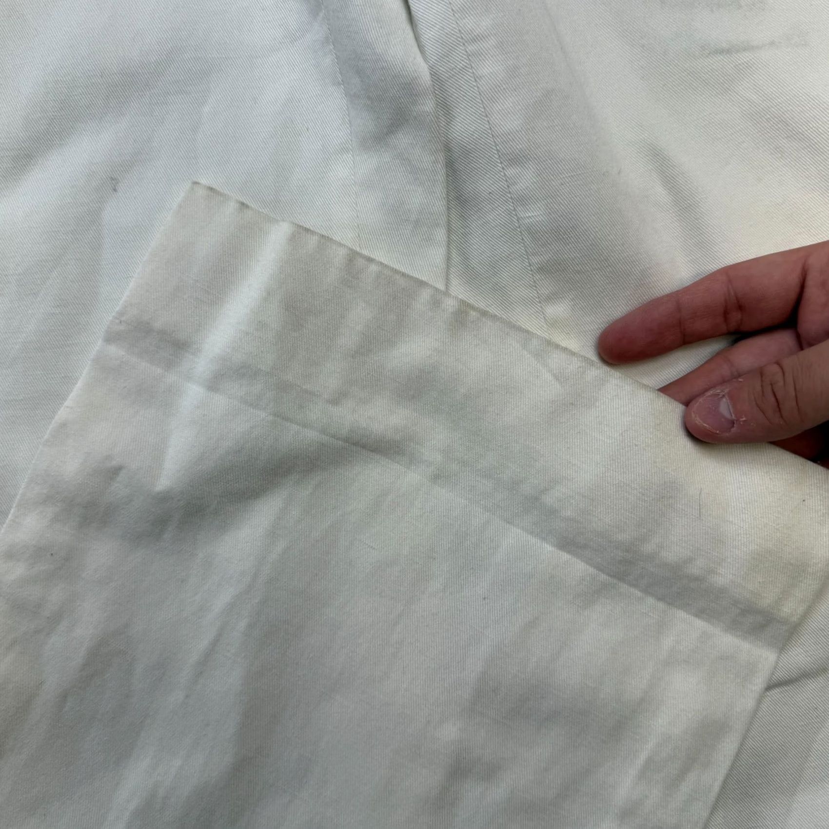J.Crew J.CREW Pants Womens 6 White Linen Blend Wide-Leg Coastal Beach 30x29 Size 28" / US 6 / IT 42 - 3 Thumbnail