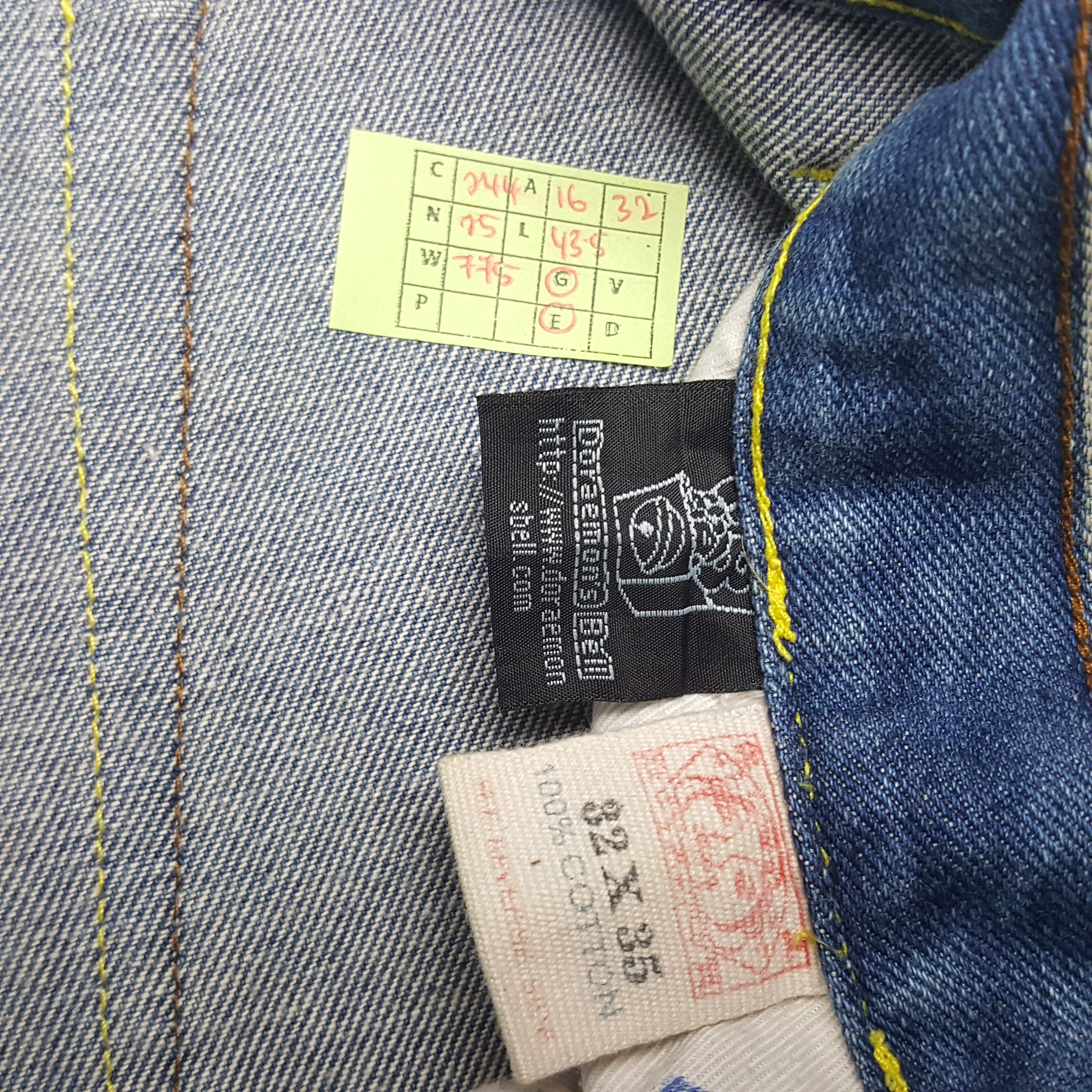 Japanese Brand × Vintage Vintage Evisu Japanese Brand Daicock Custom Art Denim Jeans Size US 32 / EU 48 - 8 Thumbnail