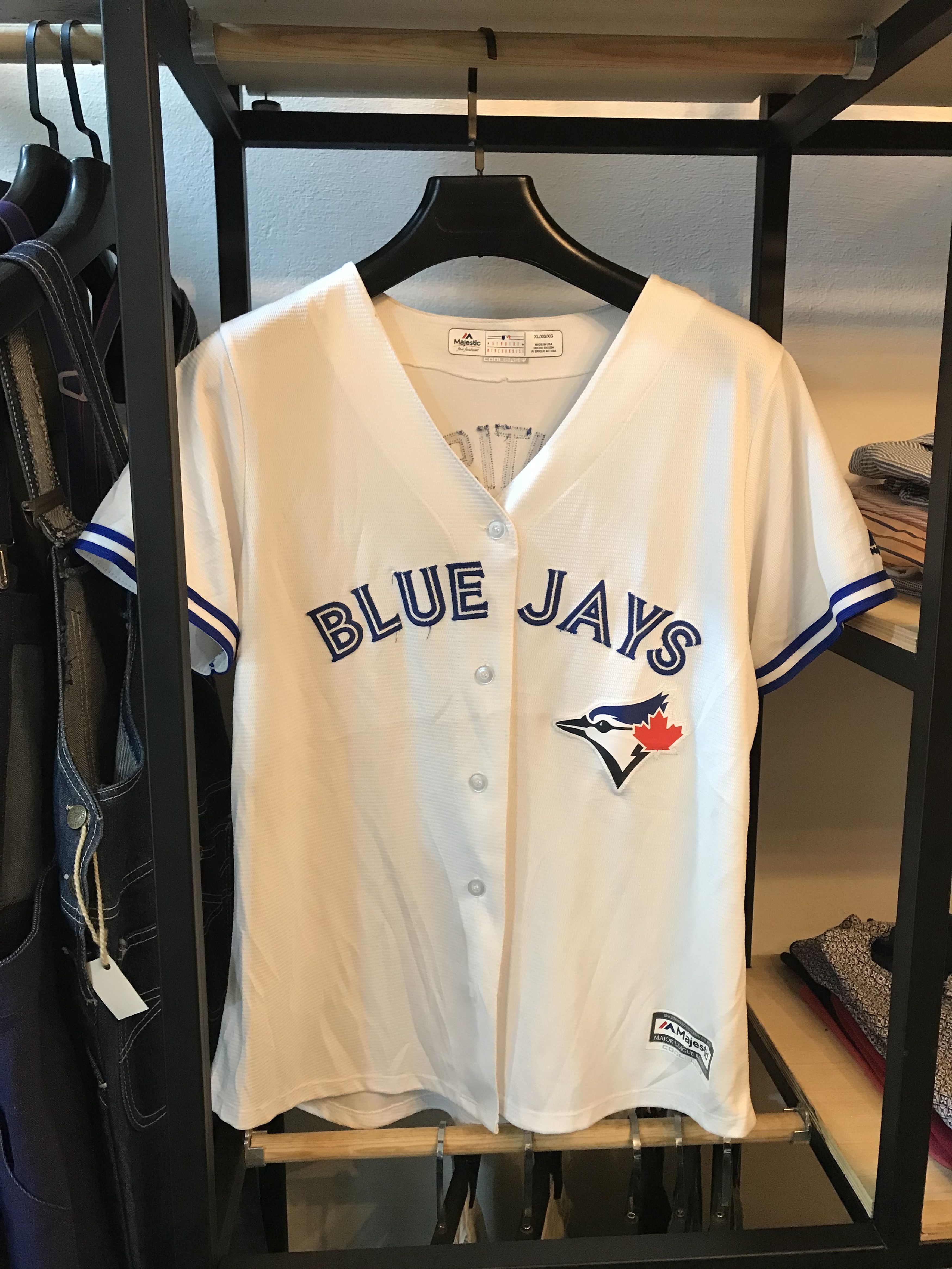Majestic MADE IN USA BLUE JAYS MLB COOLBASE JERSEY Size US XL / EU 56 / 4 - 1 Thumbnail