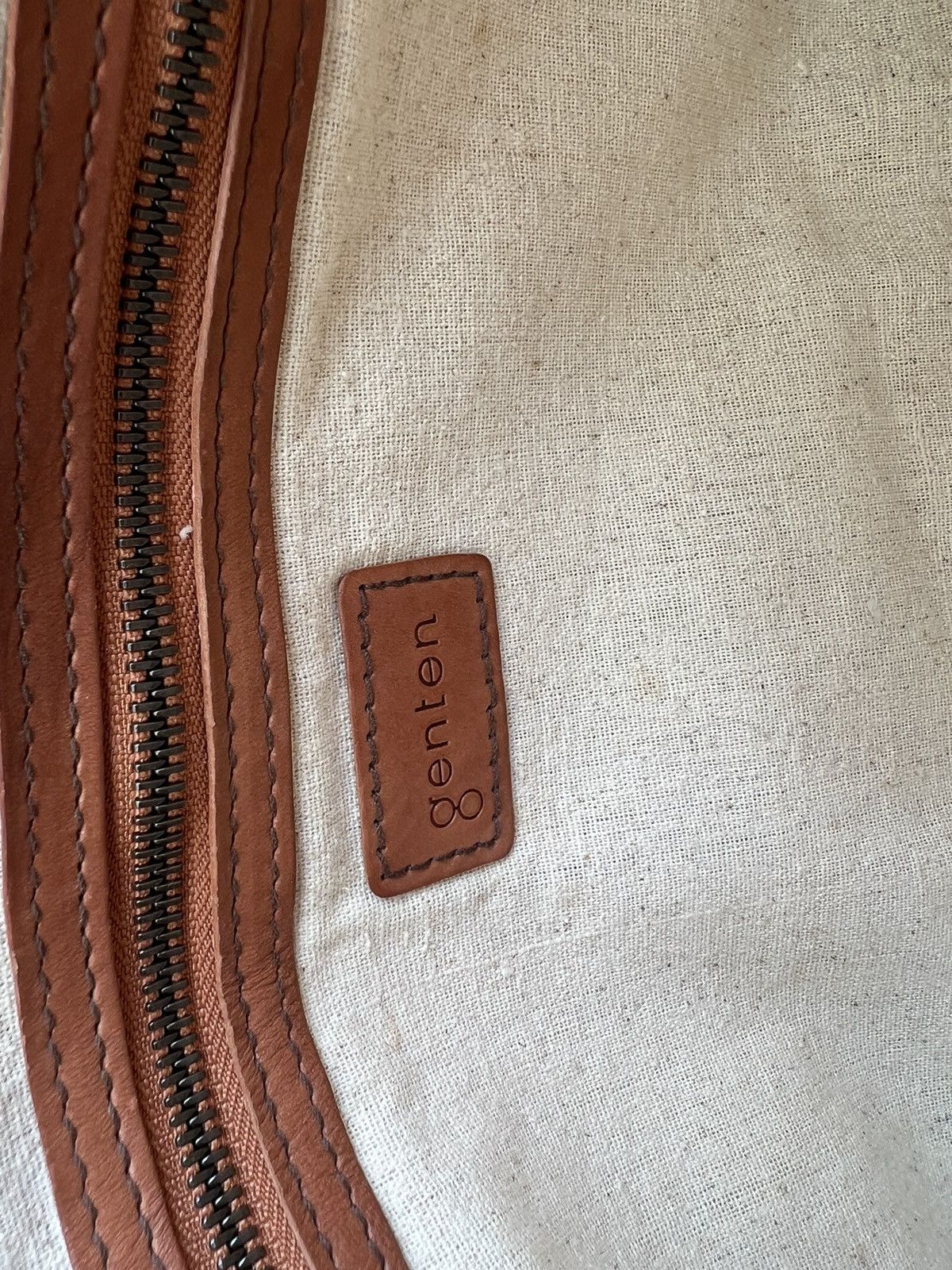 Leather Genten Japan Patina Leather Shoulder Bag Size ONE SIZE - 18 Thumbnail