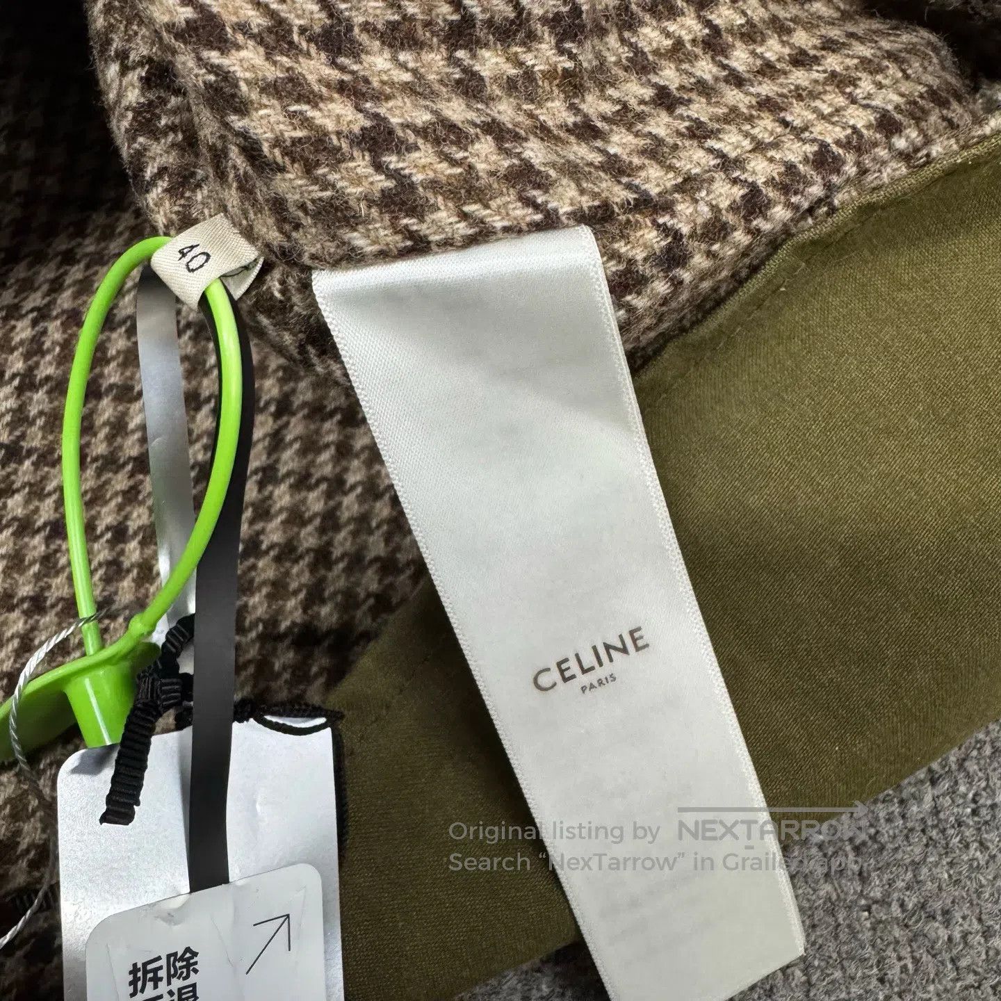 Celine CELINE Wax oil cloth; corduroy collar hunting jacket| Size L / US 10 / IT 46 - 8 Thumbnail