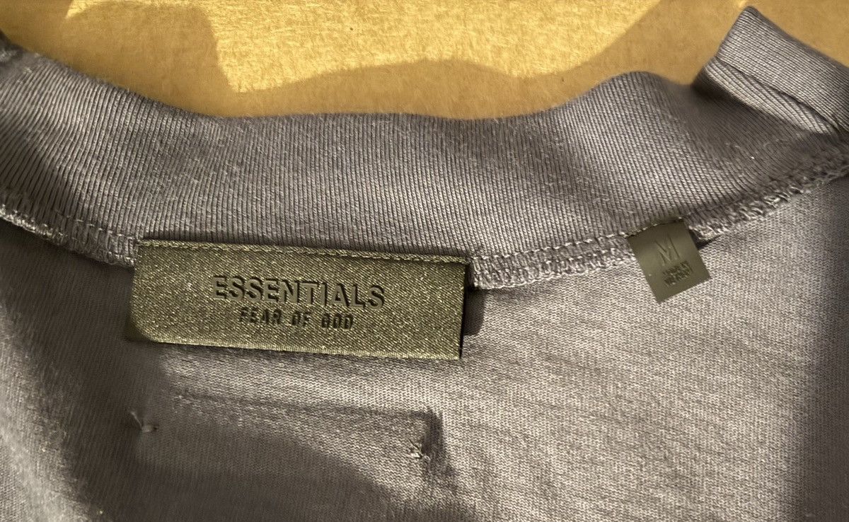Essentials Fear Of God Essentials Jersey Crewneck Tee - Marine - M Size US M / EU 48-50 / 2 - 3 Thumbnail