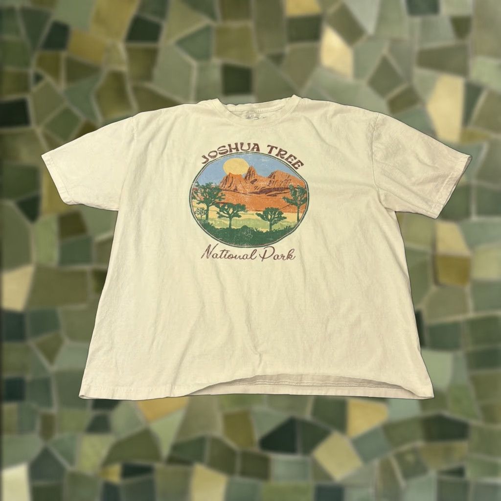 Vintage Joshua Tree National Park Shirt Mens XL White Tee Rebellious One Size US XL / EU 56 / 4 - 1 Thumbnail