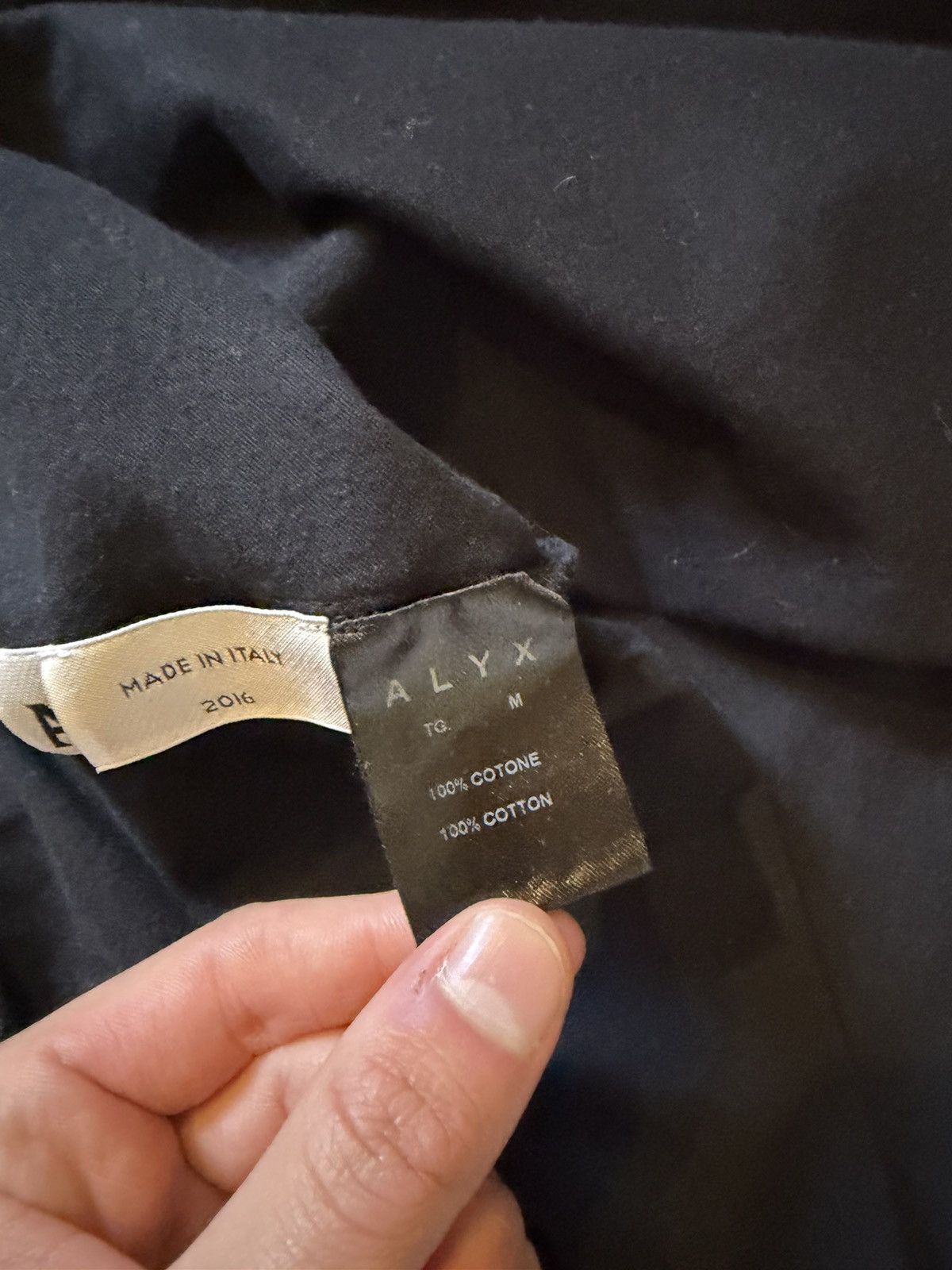 Alyx Mathew Williams 1/3 Hand Painted Black Crewneck Size US M / EU 48-50 / 2 - 9 Thumbnail