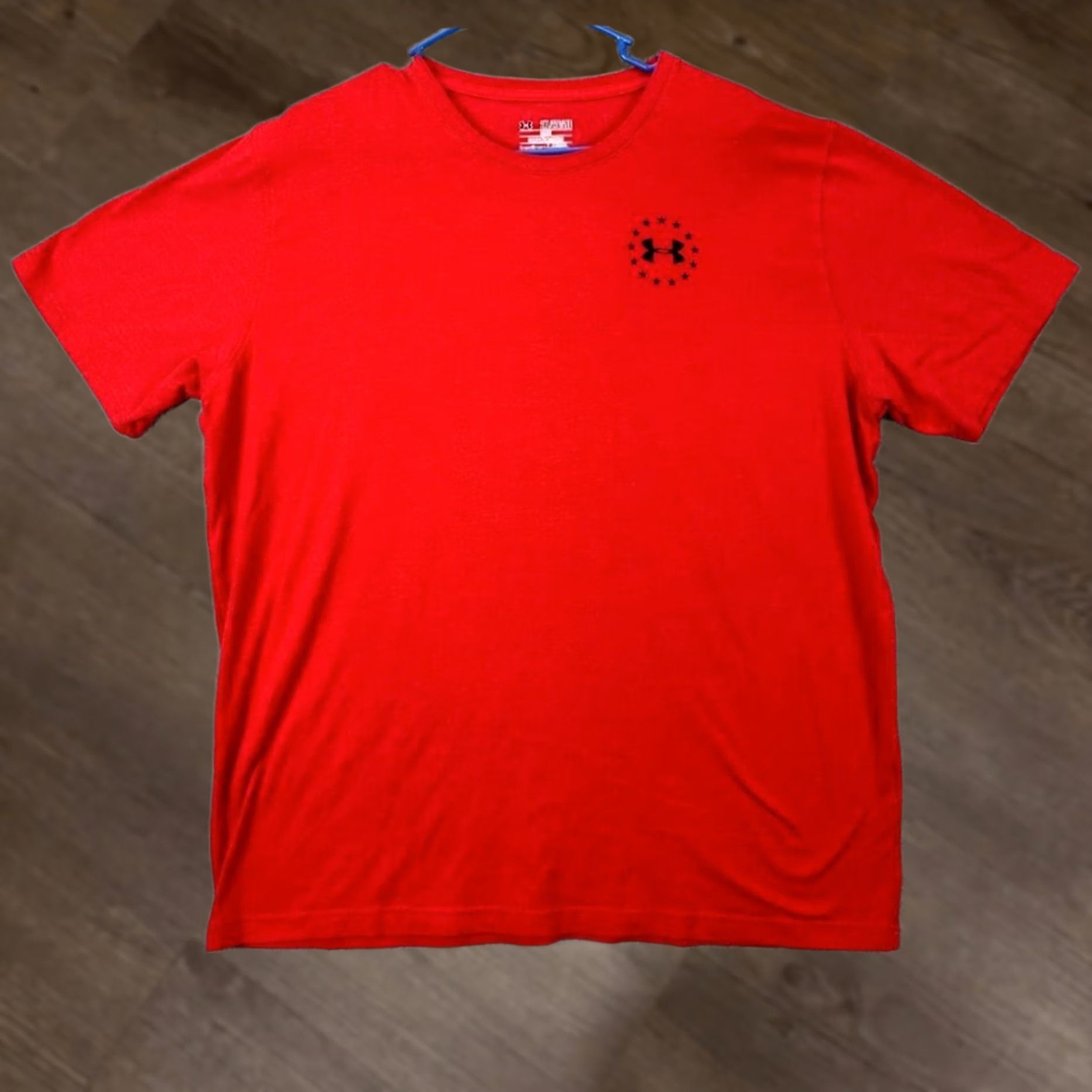 Under Armour Under Armour Heat Gear Shirt Mens 2XL Red Protect This House Short Sleeve Tee Size US XXL / EU 58 / 5 - 1 Thumbnail