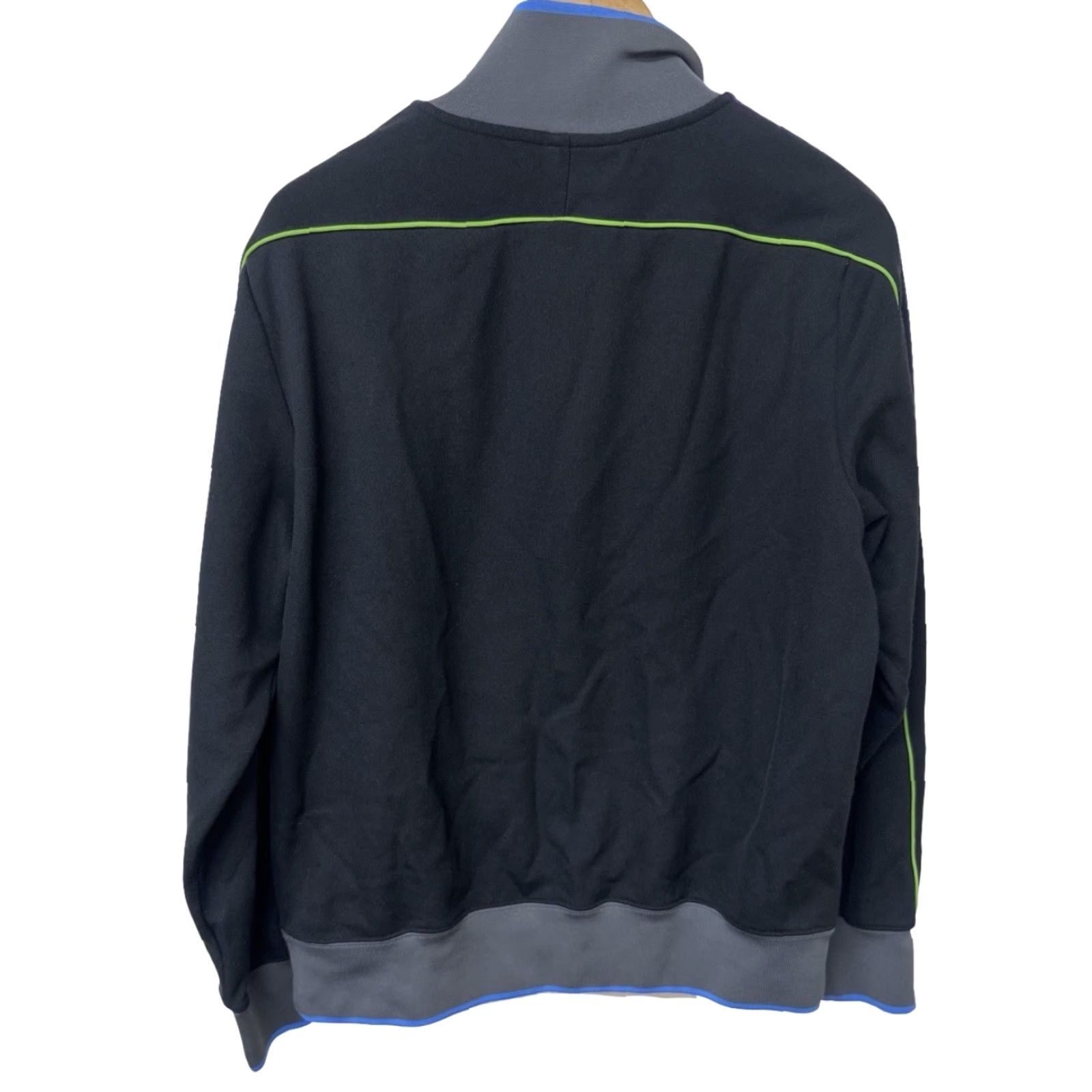 Nike Sportswear Track Jacket Mens Full Zip Up Retro National 98 Large Black