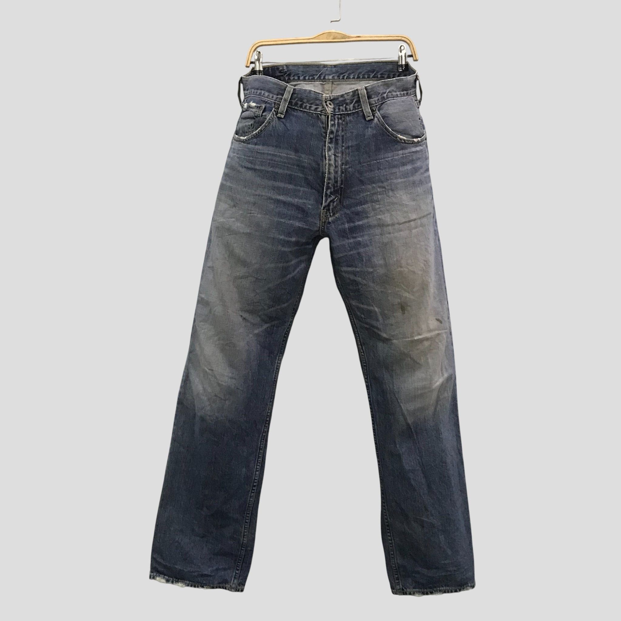 Levi's Vintage Levi’s 503 Jeans Distressed Blue Faded Straight Leg Size US 36 / EU 52 - 1 Thumbnail