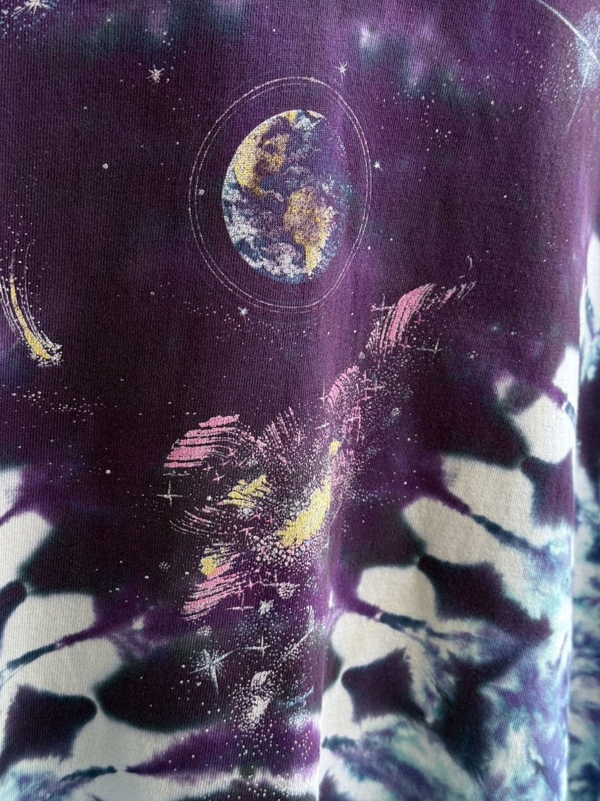 Liquid Blue Vintage 90s Liquid Blue Space Solar System T-Shirt Size US XL / EU 56 / 4 - 4 Thumbnail