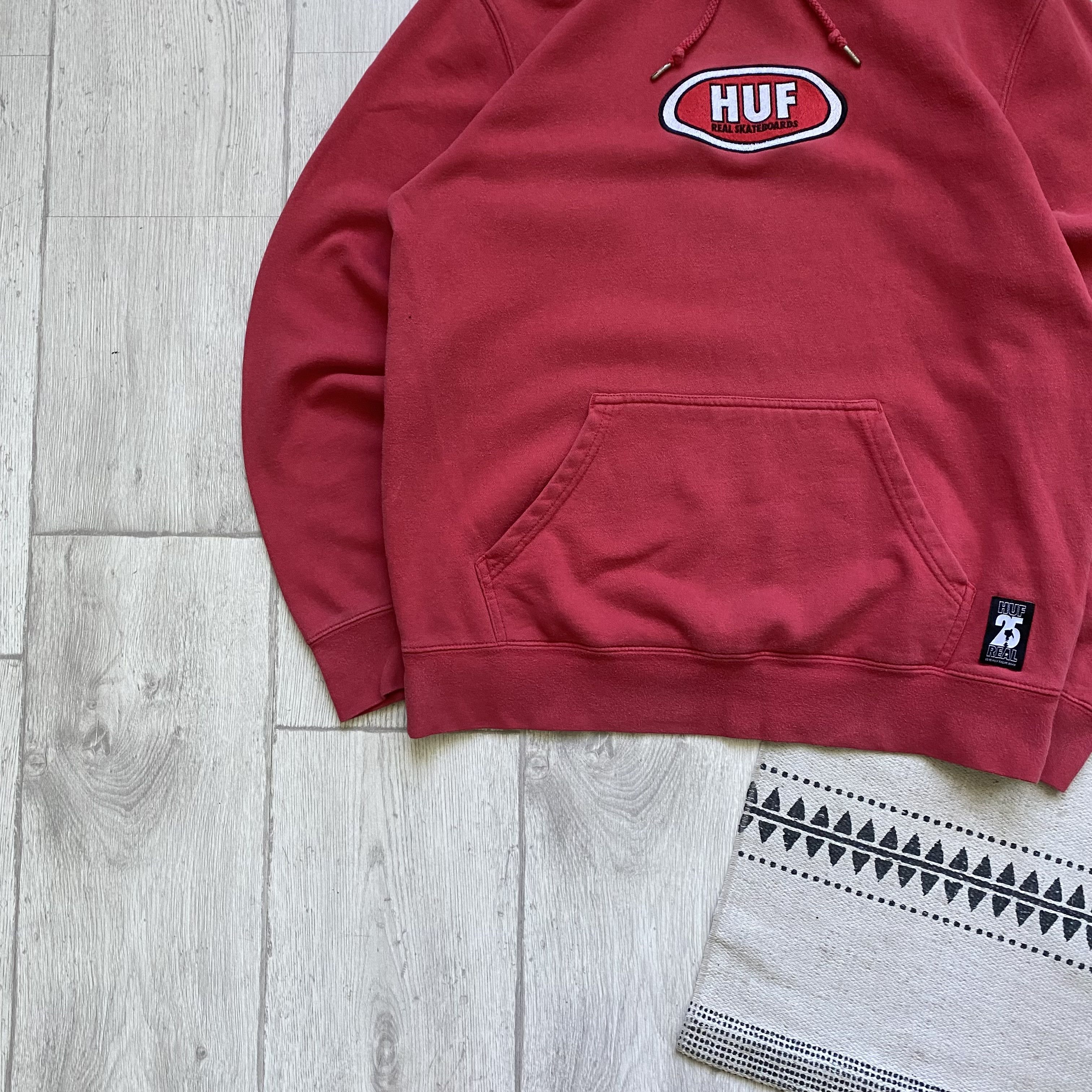 Hook-Ups 🛹 Vintage HUF Skateboards Hoodie center logo Size US M / EU 48-50 / 2 - 4 Thumbnail