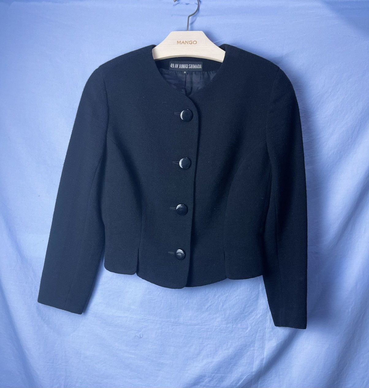 Junko Shimada Vintage Black Cropped Jacket 49AV Junko Shimada Size M / US 6-8 / IT 42-44 - 1 Thumbnail