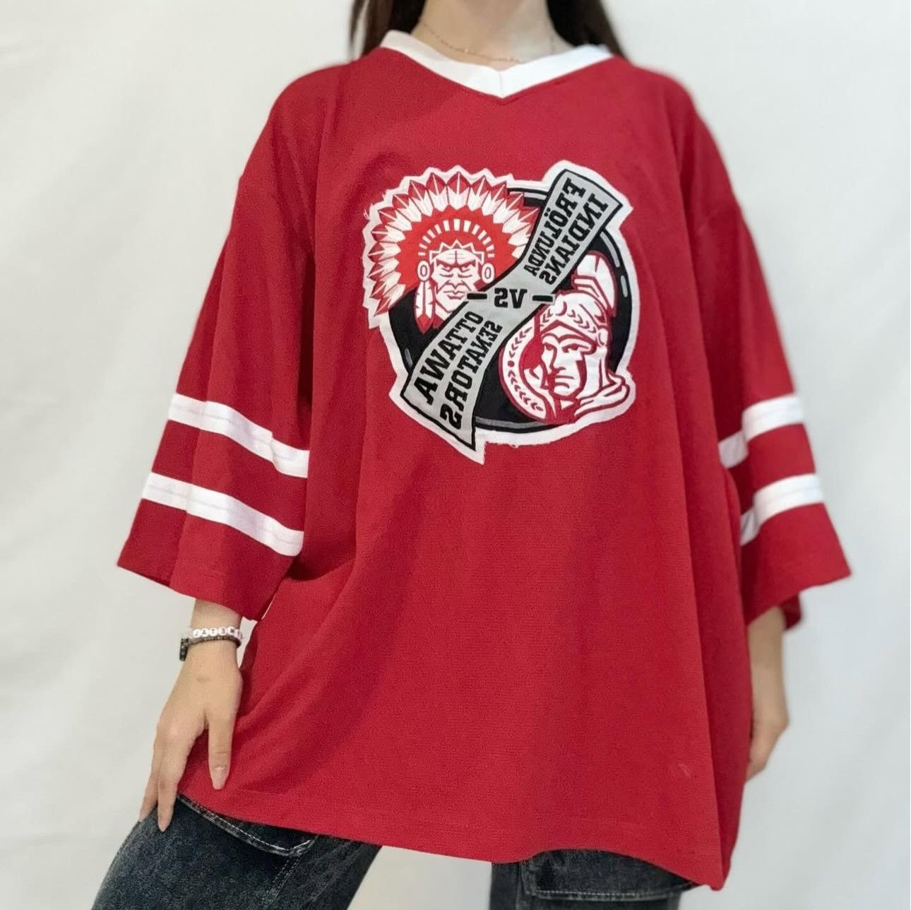 Vintage Frolunda indians vs ottawa senators Size US L / EU 52-54 / 3 - 3 Thumbnail