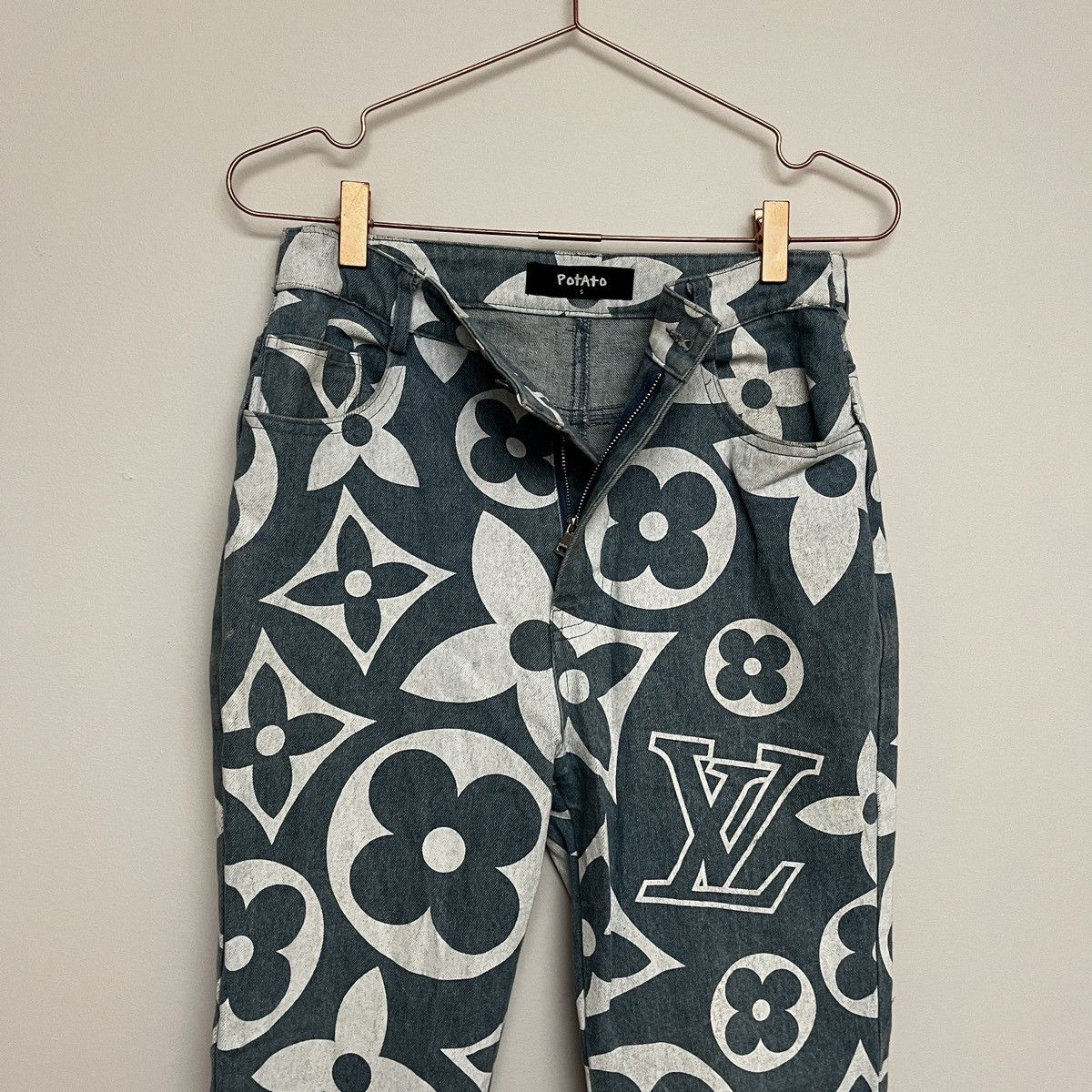 Imran Potato Imran Potato LV Logo Jeans (unisex) Size US 28 / EU 44 - 18 Thumbnail