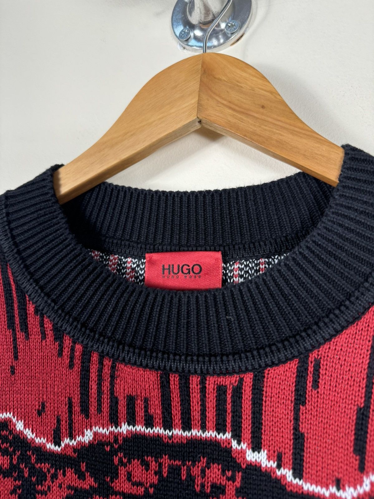 Hugo Boss HUGO BOSS Crazy Bear 🐻 Berlin Knitted Sweater Size US XL / EU 56 / 4 - 2 Thumbnail