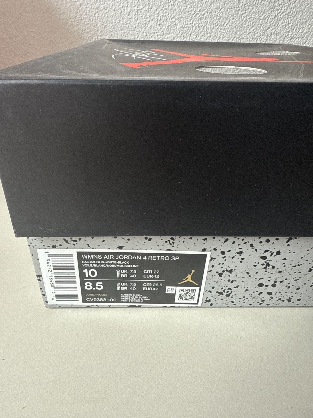 Jordan Brand × Off-White Air Jordan 4 Retro SP Off White Sail Size US 8.5 / EU 41-42 - 8 Thumbnail