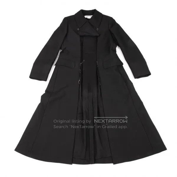 Comme des Garcons Comme des Garcons Black vintage design long coat Size L / US 10 / IT 46 - 2 Thumbnail
