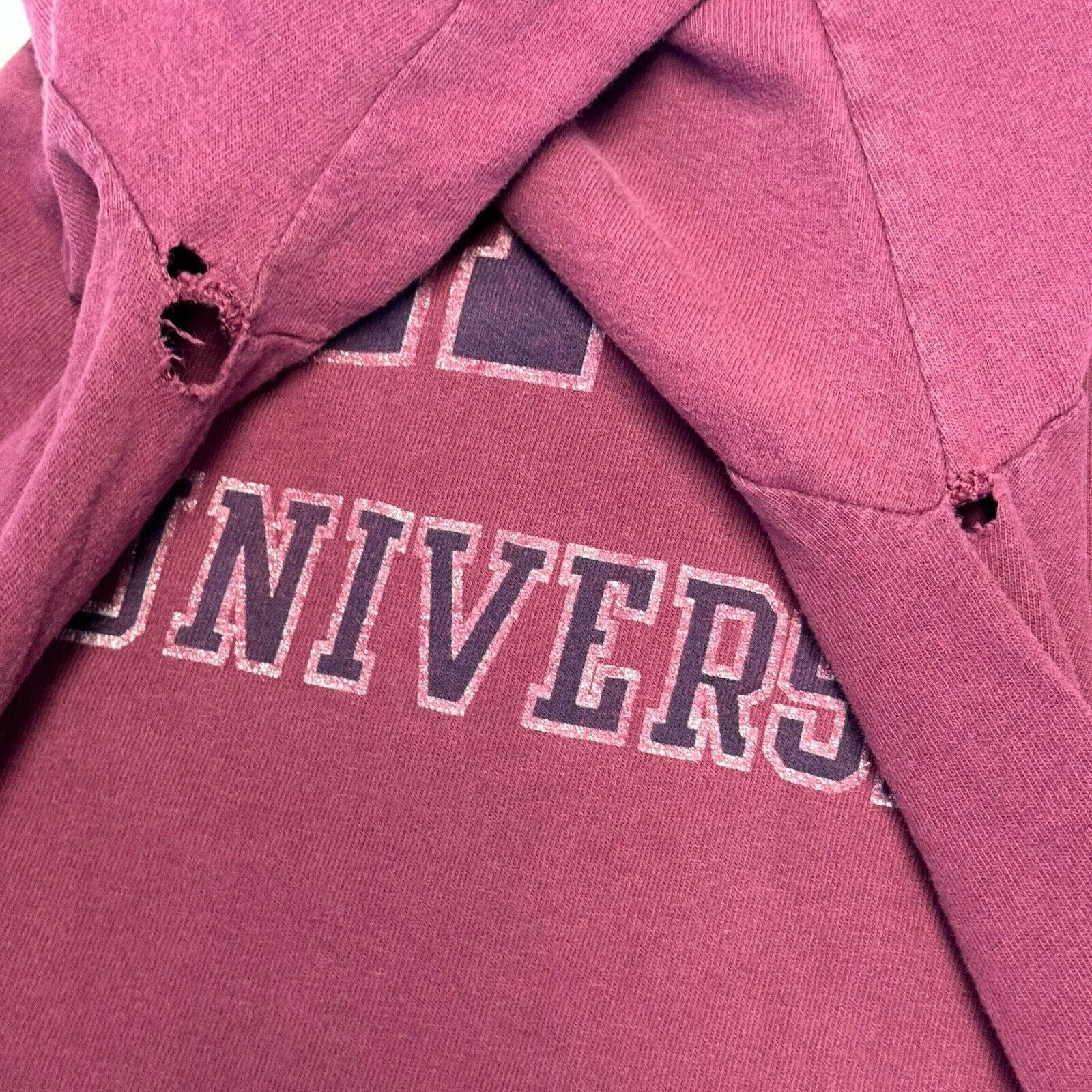 Vintage Vintage Oxford University T Shirt Mens Large Red 90s Short S Size US L / EU 52-54 / 3 - 5 Thumbnail