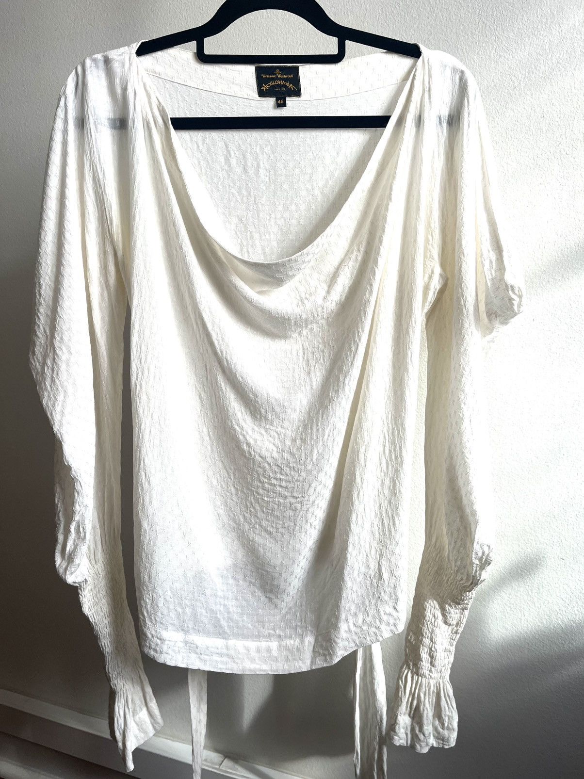 Vivienne Westwood Vivienne Westwood Off-White Blouse Size L / US 10 / IT 46 - 1 Thumbnail