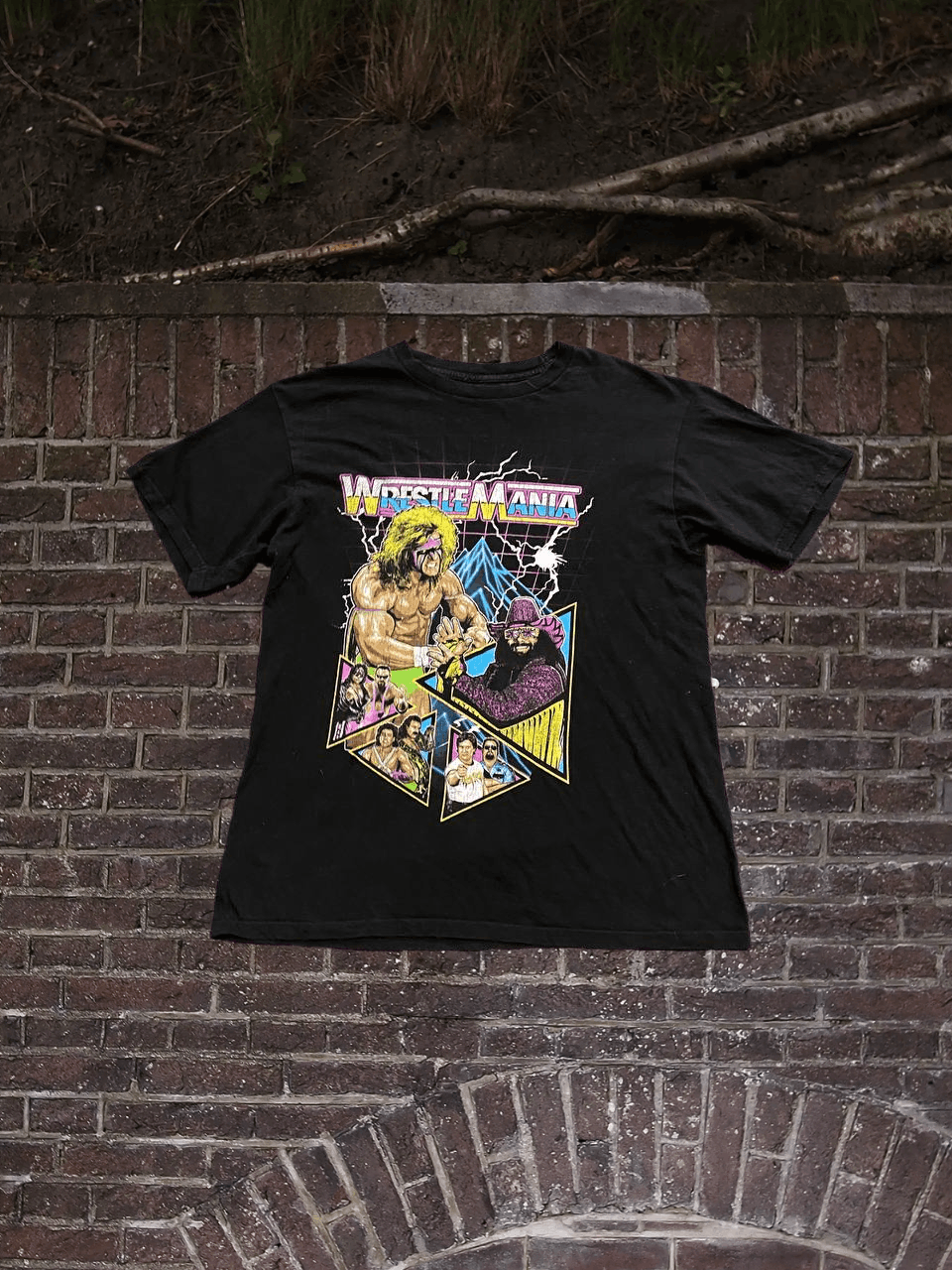 WWE WWE WrestleMania VI Ultimate Warrior Macho Man Vintage Size US M / EU 48-50 / 2 - 1 Thumbnail