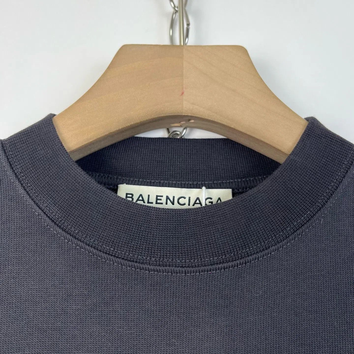 Balenciaga Balenciaga Black Asymmetrical Short Sleeve. Size S / US 4 / IT 40 - 3 Thumbnail