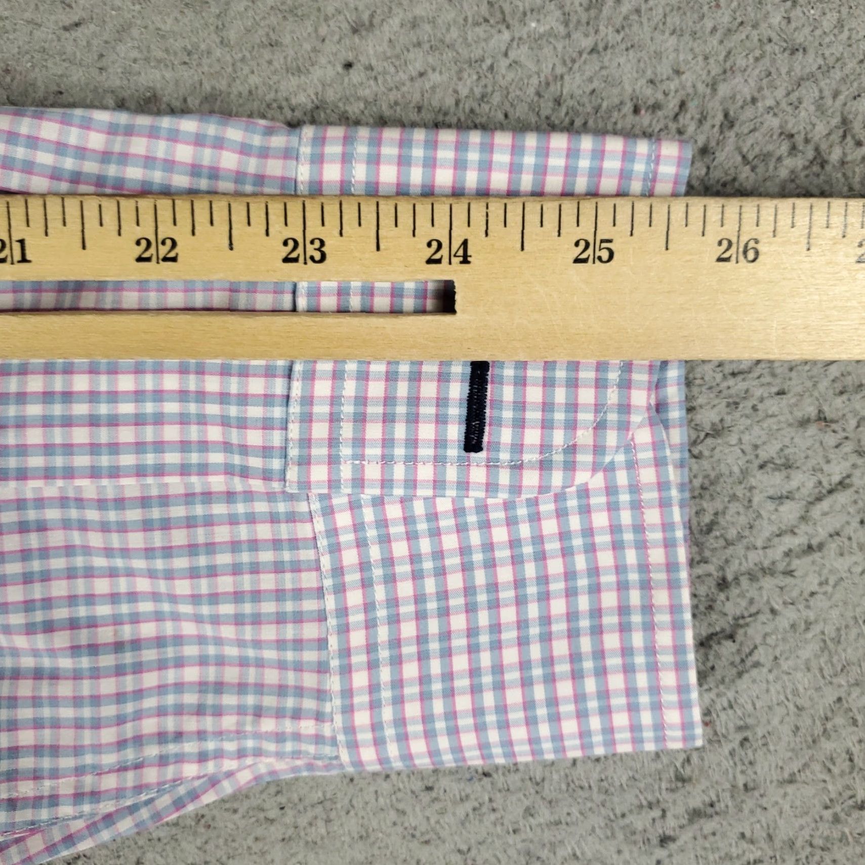 UNTUCKit UNTUCKit Shirt Mens 3XL Blue Purple Plaid Button-Up Long Sleeve Casual Business Formal Workwear Mens Button-Up UNTUCKit Size US XXL / EU 58 / 5 - 6 Thumbnail