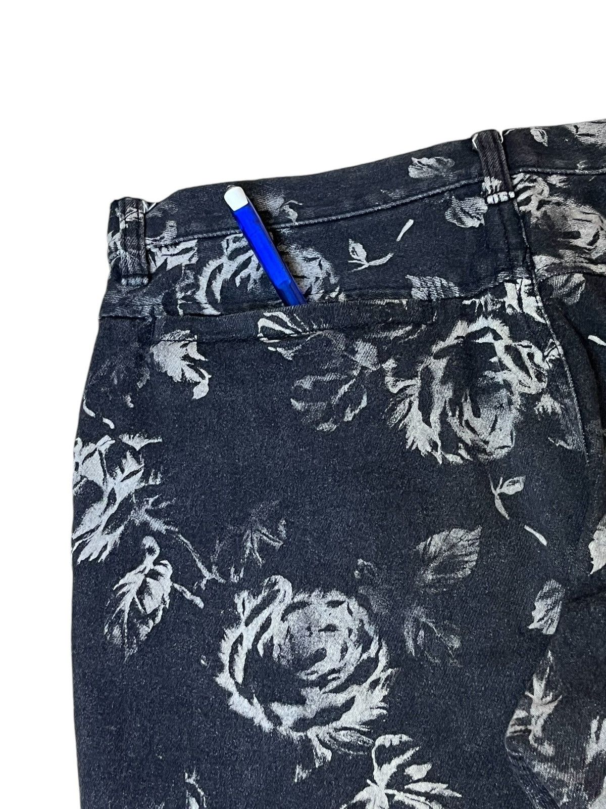 Japanese Brand VINTAGE NATIONALITY + NAME = GROSBEC FULLPRINT FLOWER JEANS Size US 32 / EU 48 - 8 Thumbnail