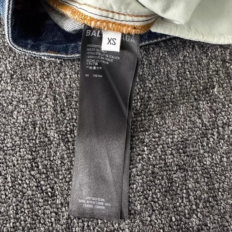 Balenciaga Balenciaga size xs SS21 Fake Two Piece Blouse Denim Pants 2 Size US 28 / EU 44 - 8 Thumbnail