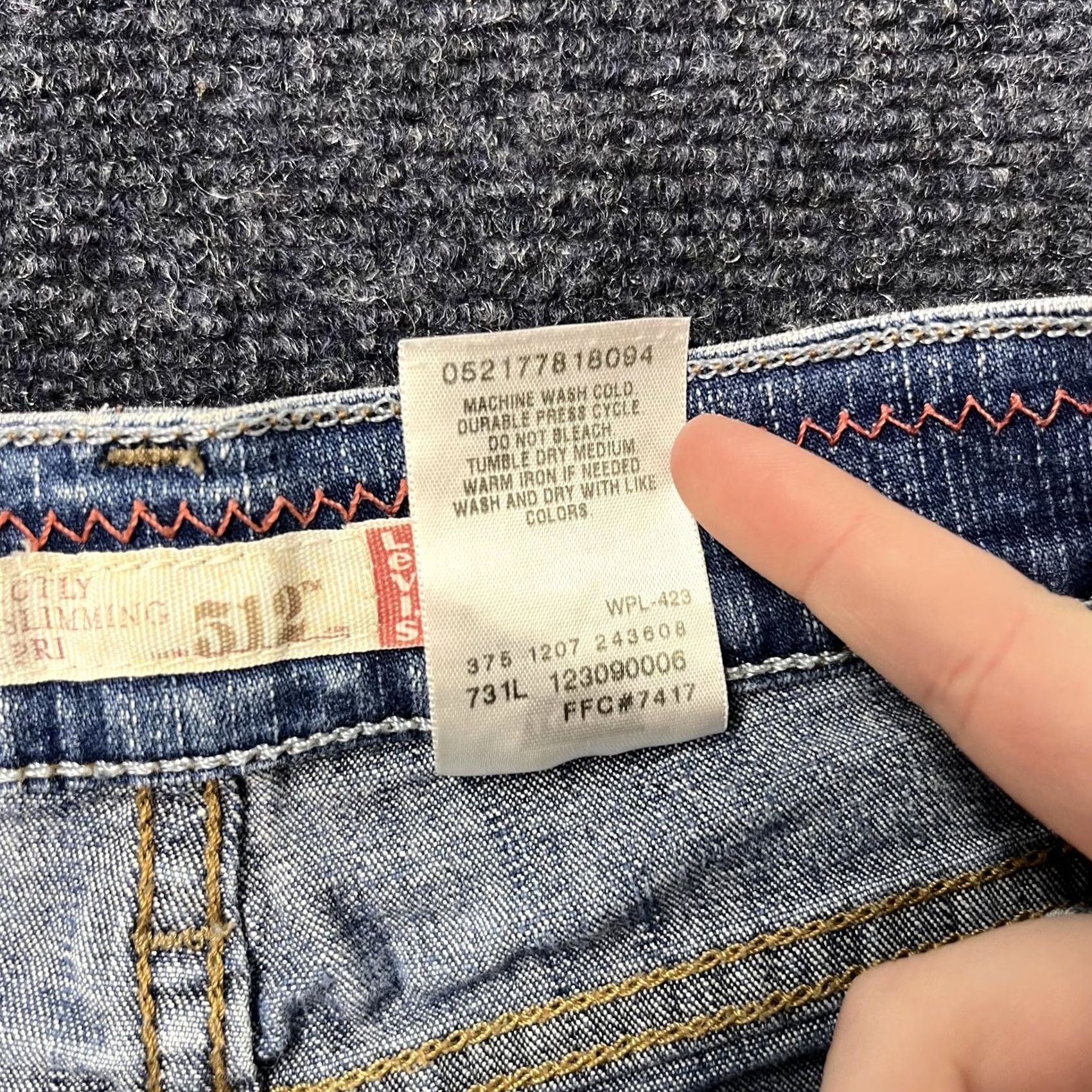 Levi's Levi's Jeans Womens 6P Light Blue Tapered Cuffed Slim Denim Stretch Size 28" / US 6 / IT 42 - 4 Thumbnail