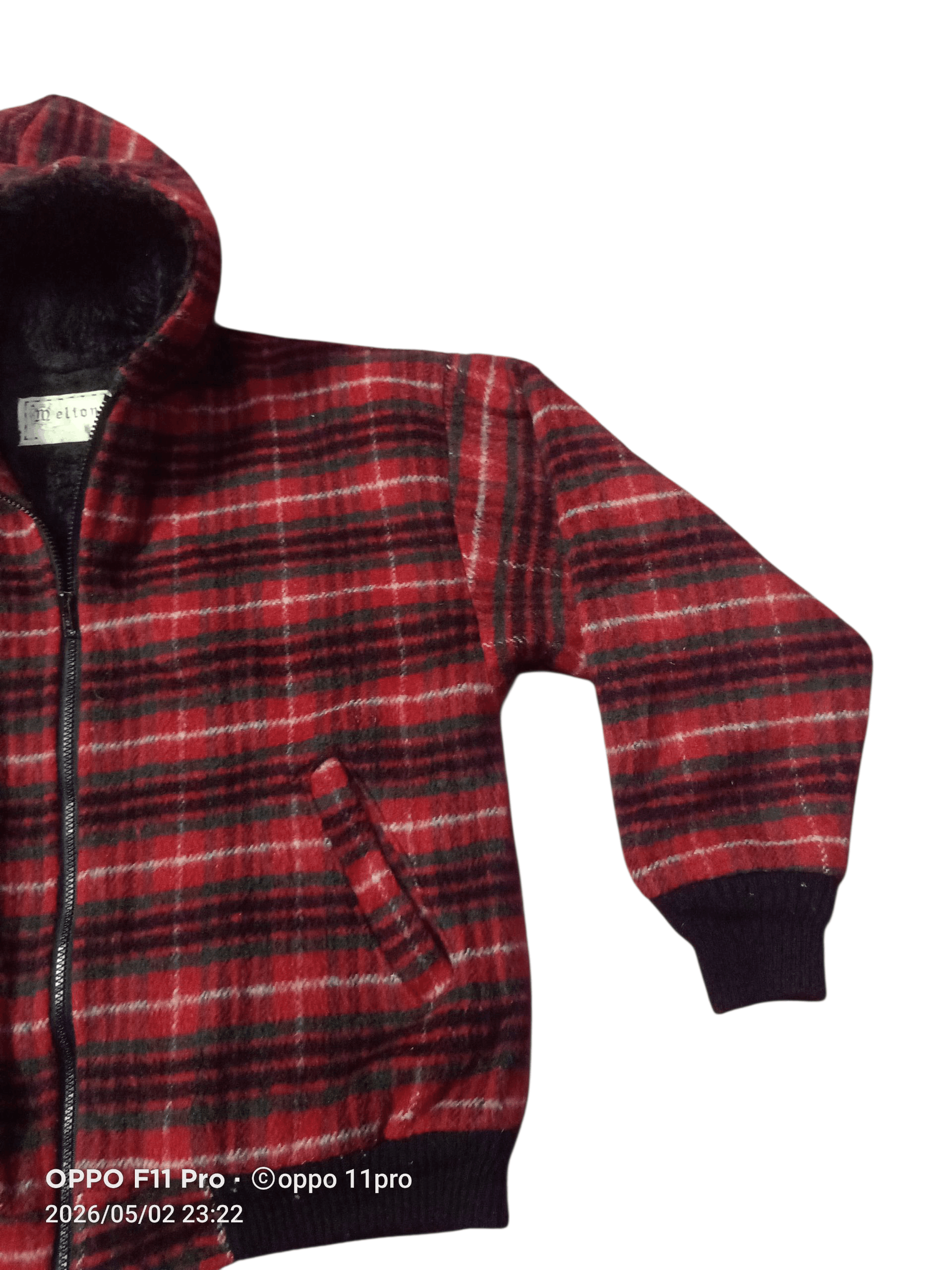 Other 💥Vintage MELTON 50S Wool Bufallo HOODIES ZIPPER MEN 💥 Size US L / EU 52-54 / 3 - 7 Thumbnail