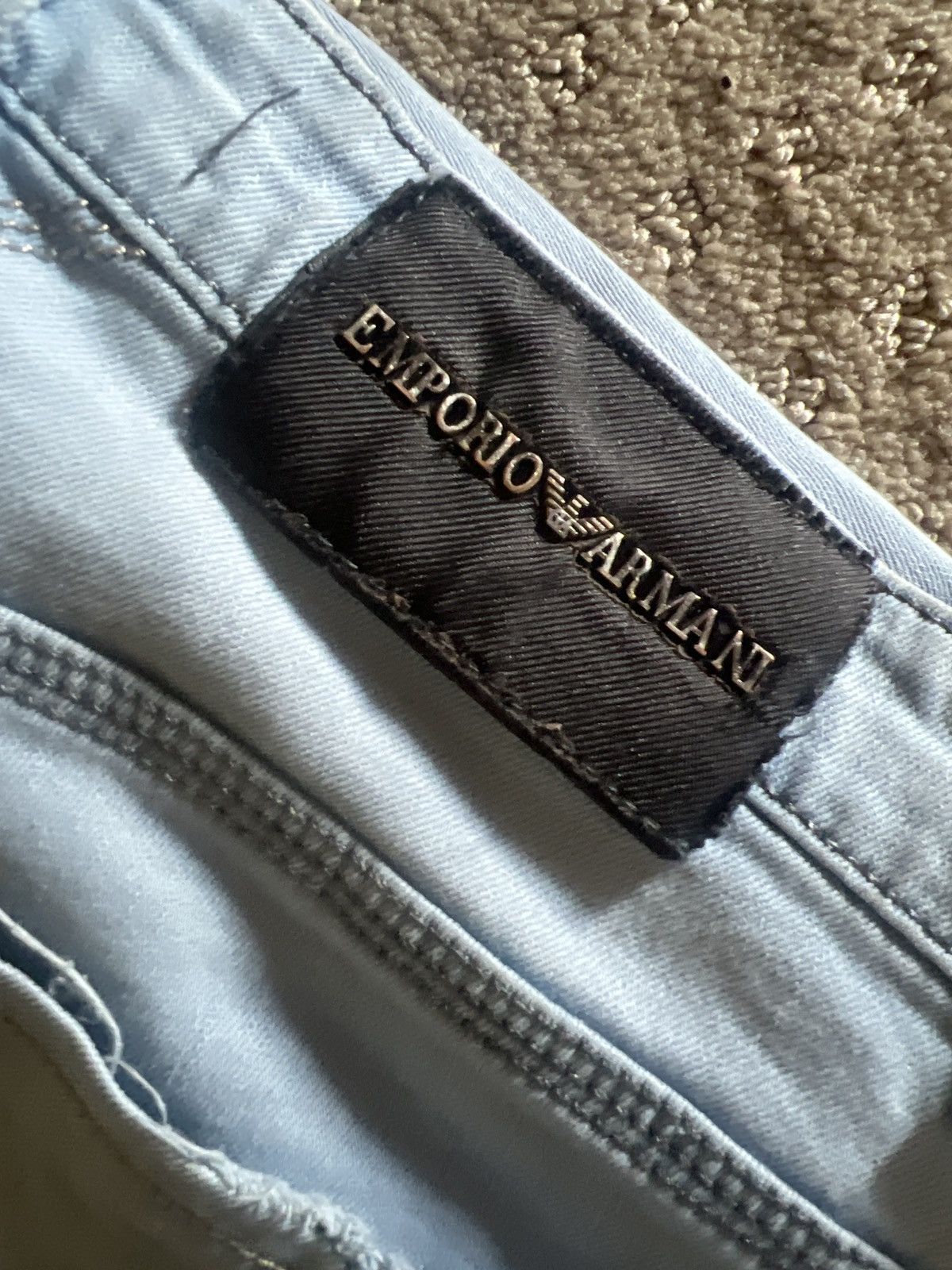 Emporio Armani × Vintage Emporio Armani light wash skinny jeans Size US 30 / EU 46 - 6 Thumbnail