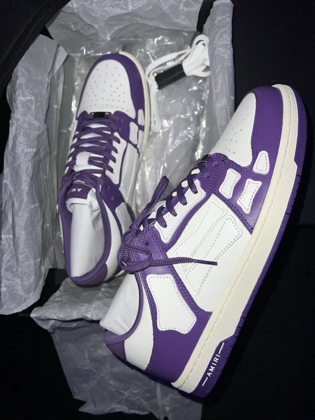 Amiri Amiri Skel Low-Top “Purple” BNWT Size US 11 / EU 44 - 6 Thumbnail