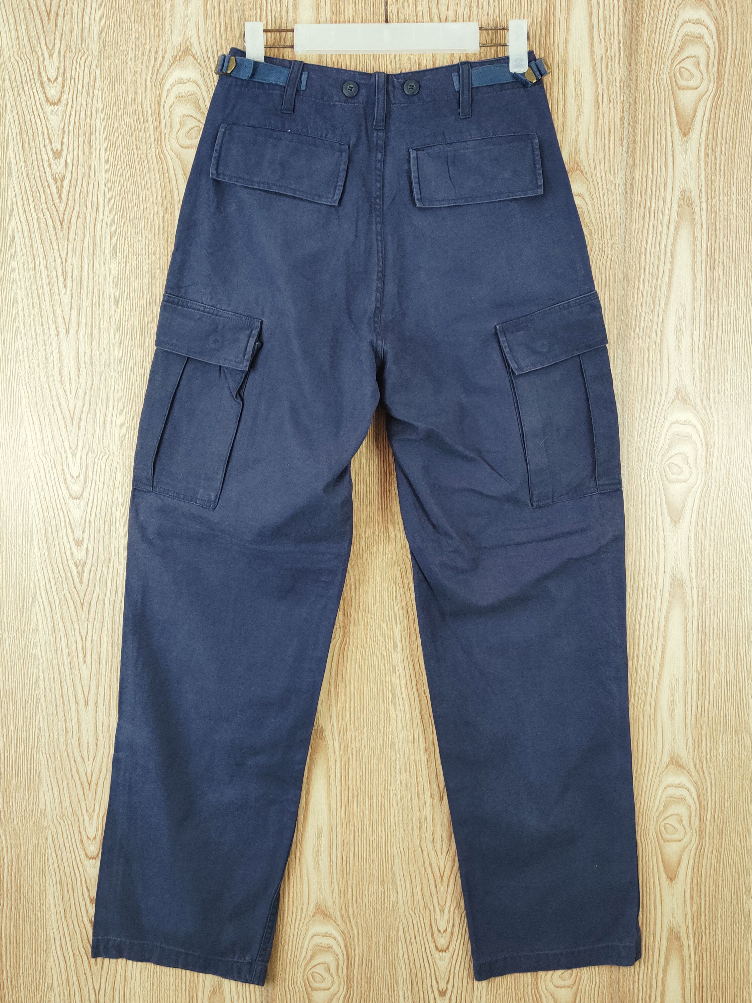 Japanese Brand Body Wave Navy Multipocket Tactical Cargo Pants #W919 Size US 28 / EU 44 - 7 Thumbnail