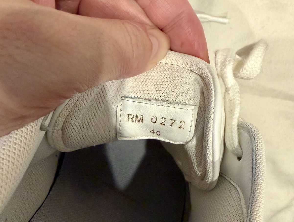 Celine CELINE CT-04 White Leather Low Top Sneakers EU 40 Size US 7 / EU 40 - 8 Thumbnail