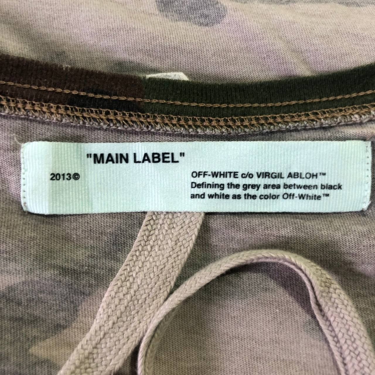 Off-White Off-White Camouflage Spell out embroidered Tee Size US XL / EU 56 / 4 - 6 Thumbnail