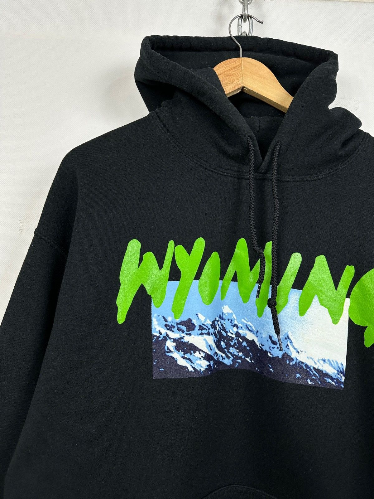 Kanye West 2018 Kanye West Wyoming “Jackson Hole” Black Hoodie Size US L / EU 52-54 / 3 - 7 Thumbnail