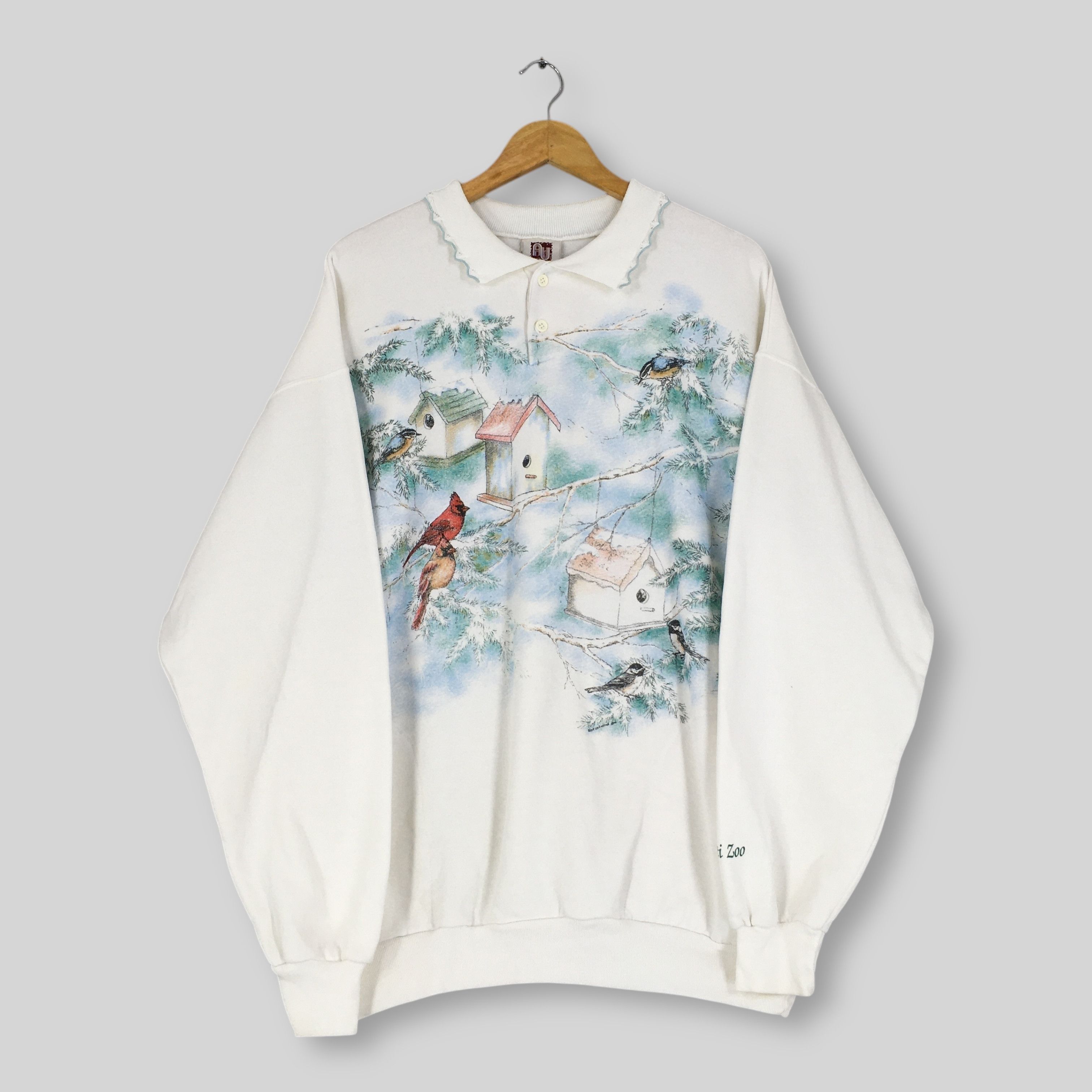 Habitat Vintage Art Unlimited Snowbirds Cardinal Sweatshirt XLarge Size US XL / EU 56 / 4 - 1 Thumbnail