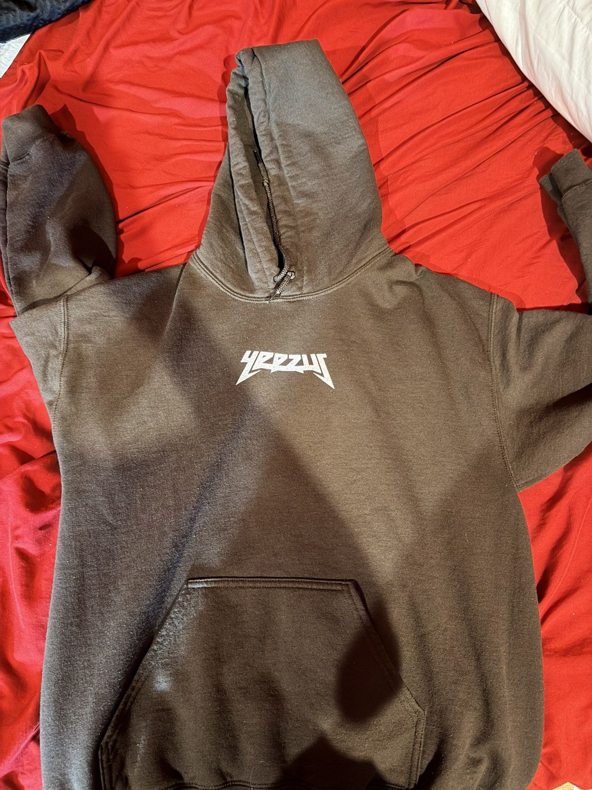 Gildan YEEZUS Pullover Hoodie | Kanye West Hooded Sweatshirt Size US M / EU 48-50 / 2 - 5 Thumbnail