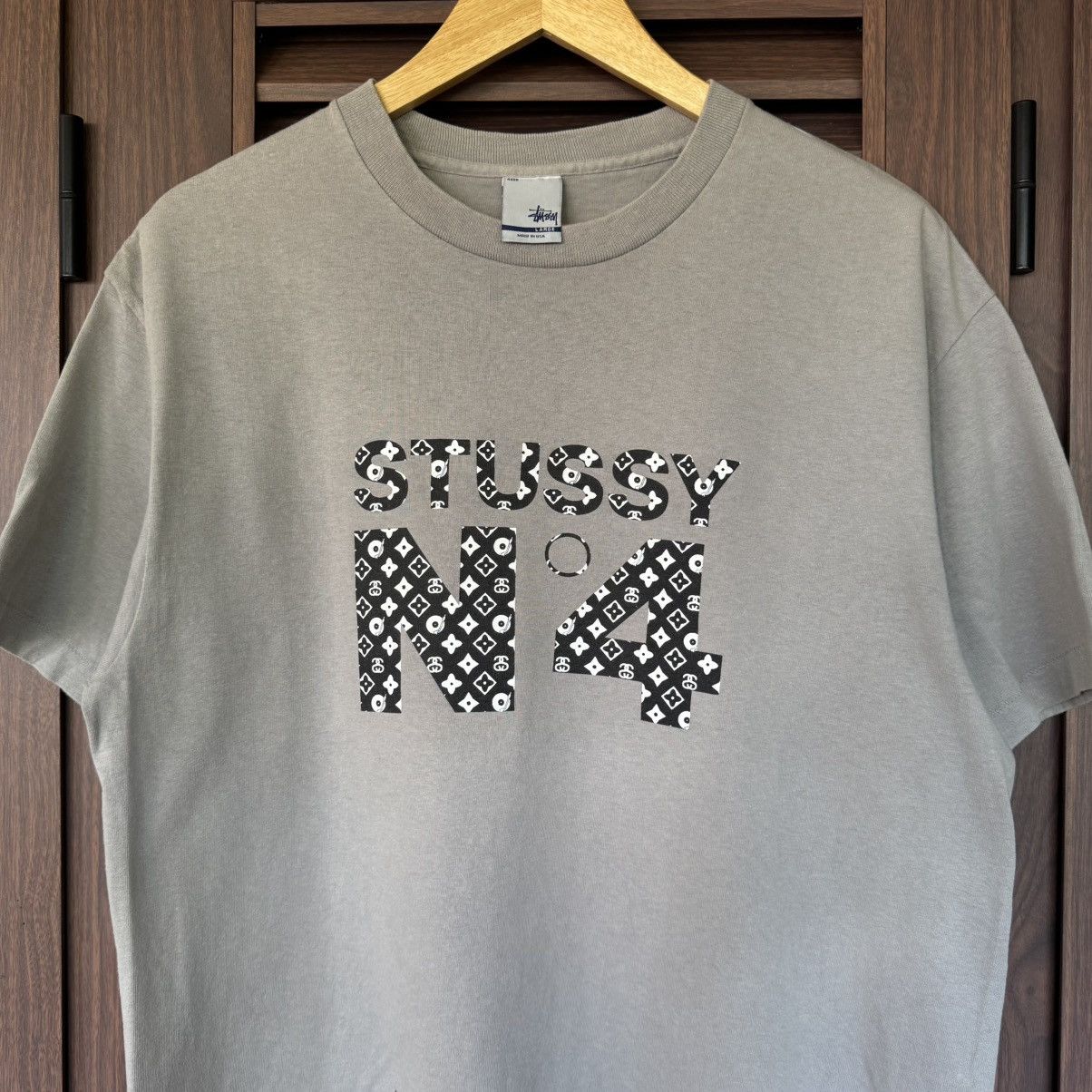 Stussy × Vintage Vintage Stussy 00s N4 Monogram Ripoff Louis Vuitton Size US L / EU 52-54 / 3 - 3 Thumbnail