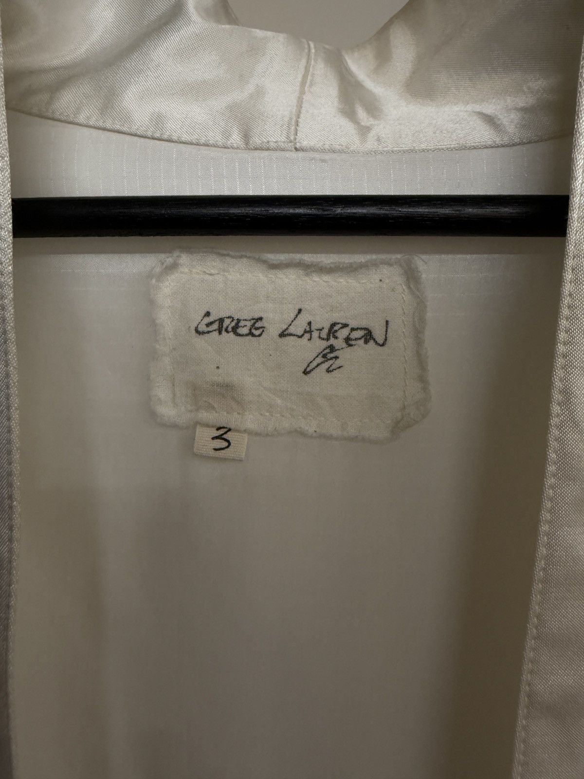 Greg Lauren Greg Lauren Ivory satin tail coat kimono style sz 3 Size US L / EU 52-54 / 3 - 3 Thumbnail