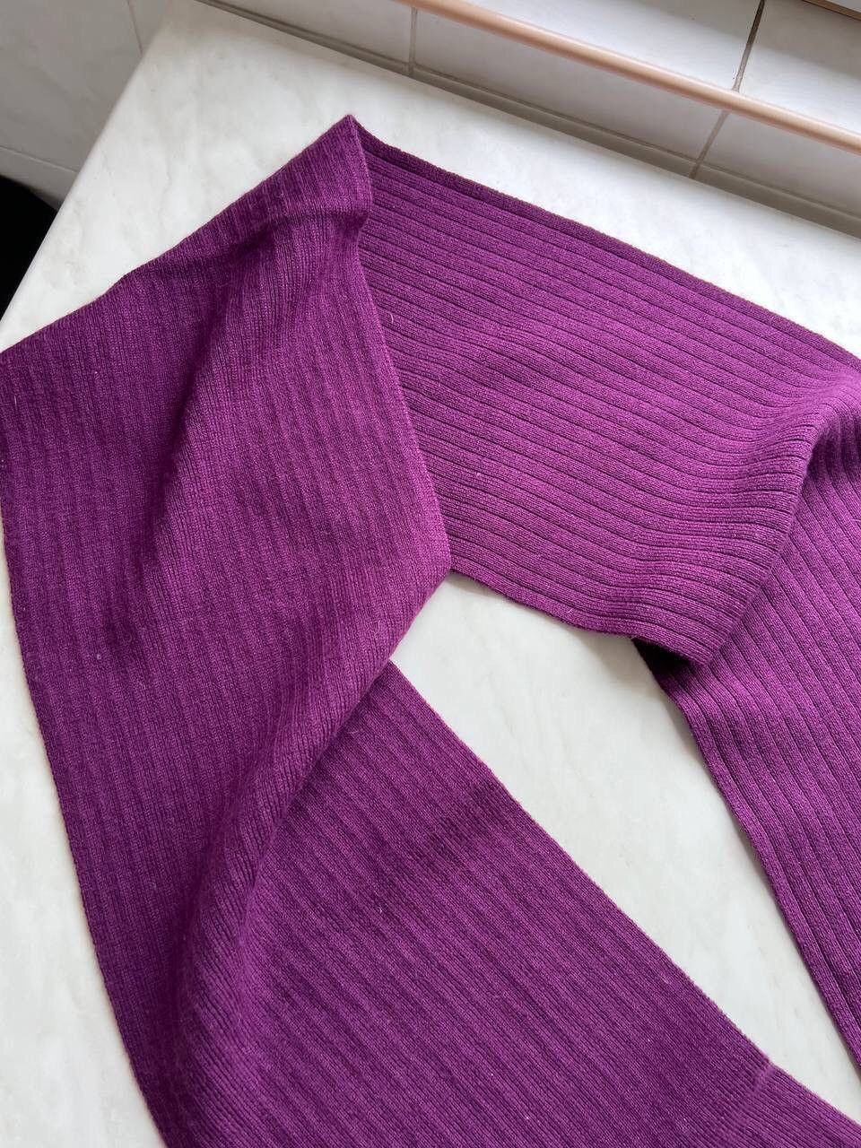 Vivienne Westwood Vivienne Westwood Scarf Muffler Neckwear Vintage Wool Purple Size ONE SIZE - 7 Thumbnail