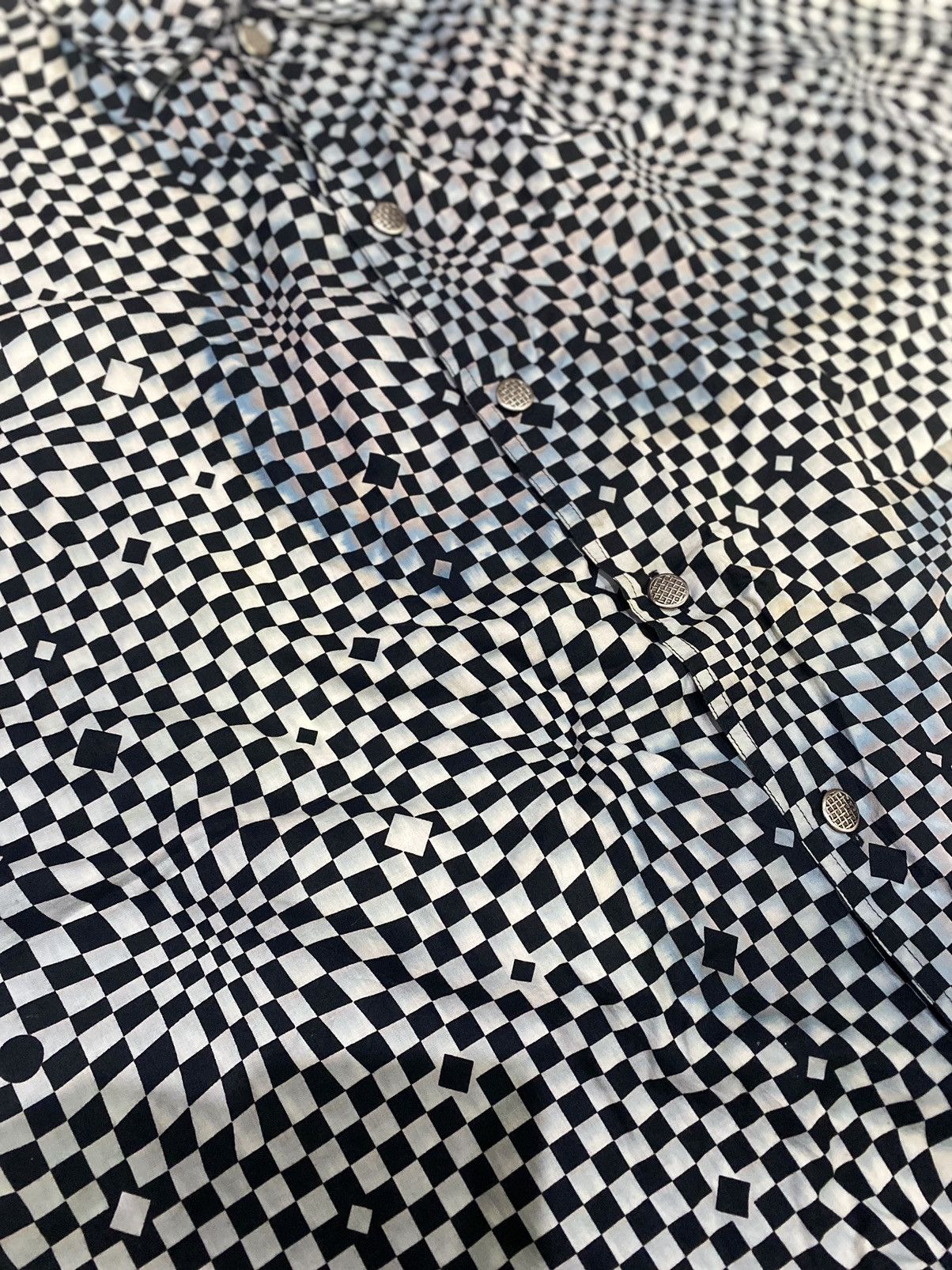 Versace Versace Shirt checkerboard Vintage Size US M / EU 48-50 / 2 - 3 Thumbnail